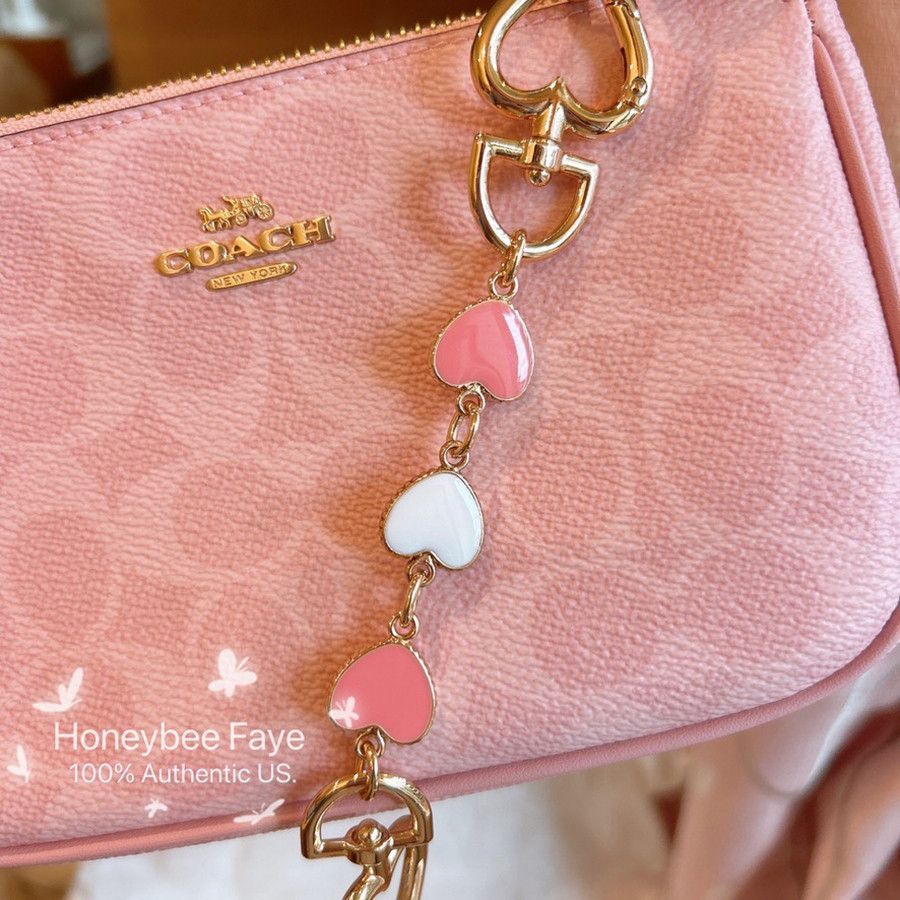 Coach NWT Coach Nolita 19 CW426 Powder pink plus extended chain Size ONE SIZE - 3 Thumbnail