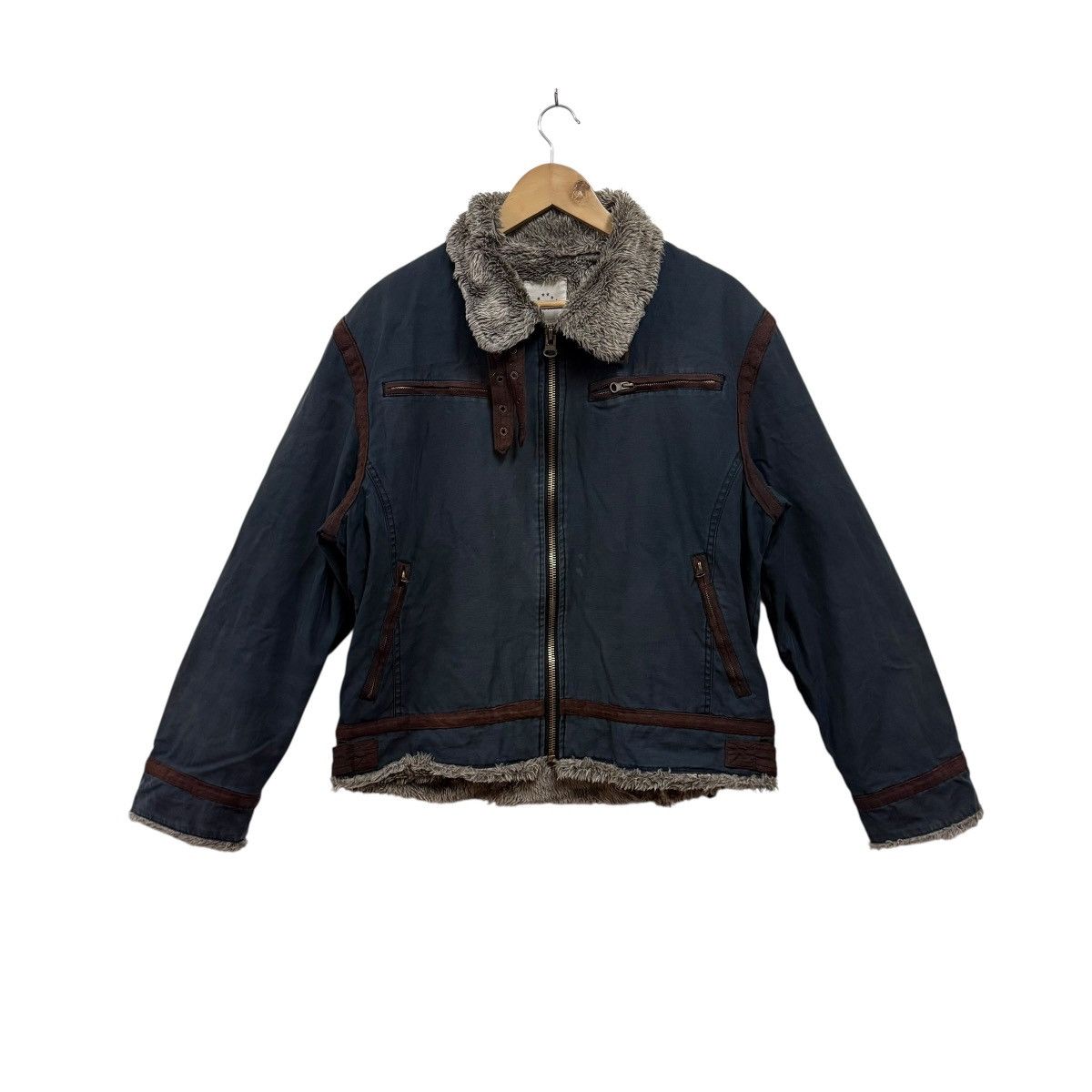 If Six Was Nine SixStar Biker Jacket Faux Fur Japanese Brand Size US L / EU 52-54 / 3 - 1 Thumbnail