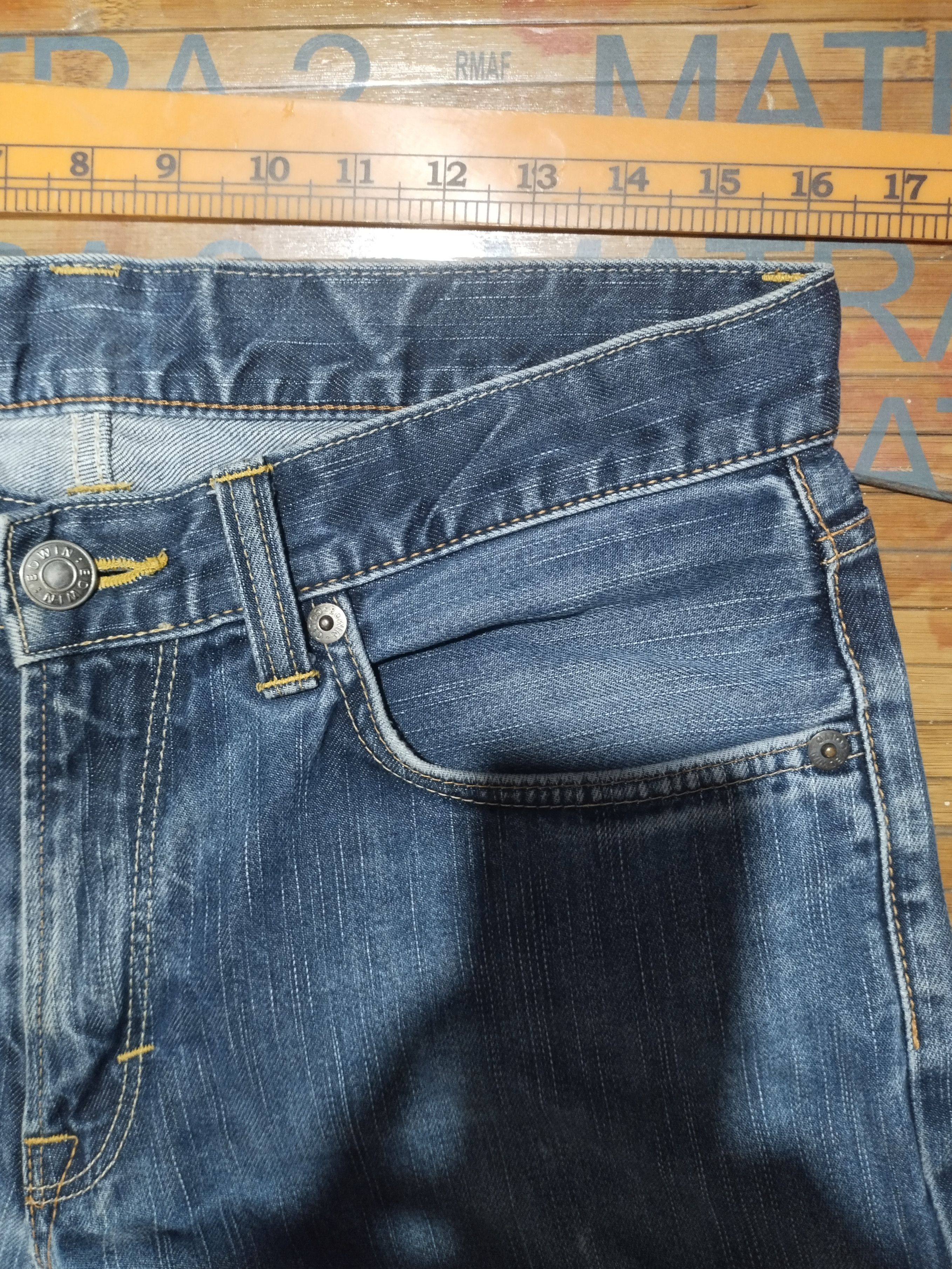 Edwin × Japanese Brand × Vintage Edwin 503 Premiun Sz 32" Size US 32 / EU 48 - 5 Thumbnail