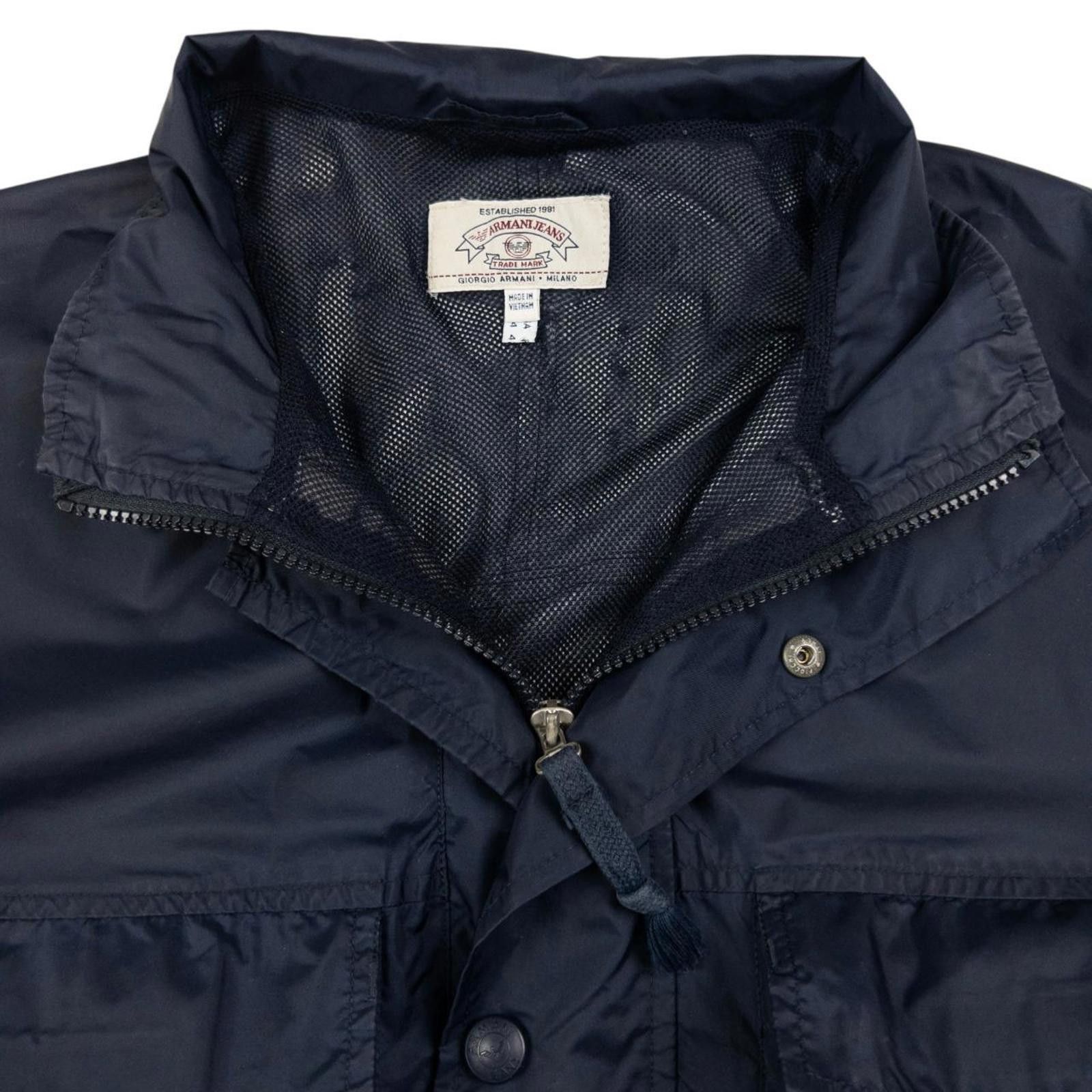 Designer Vintage Armani Jeans Zip Up Cargo Jacket Size Size US L / EU 52-54 / 3 - 5 Thumbnail