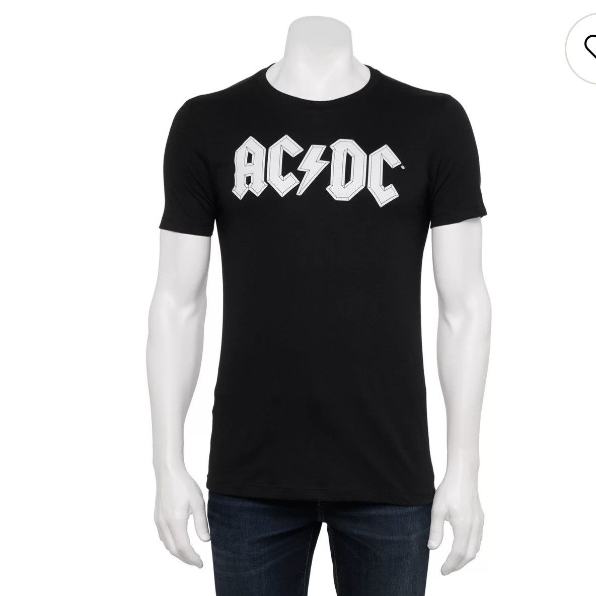 AC/DC Men’s AC/DC Logo Tee Lg Size US L / EU 52-54 / 3 - 1 Thumbnail