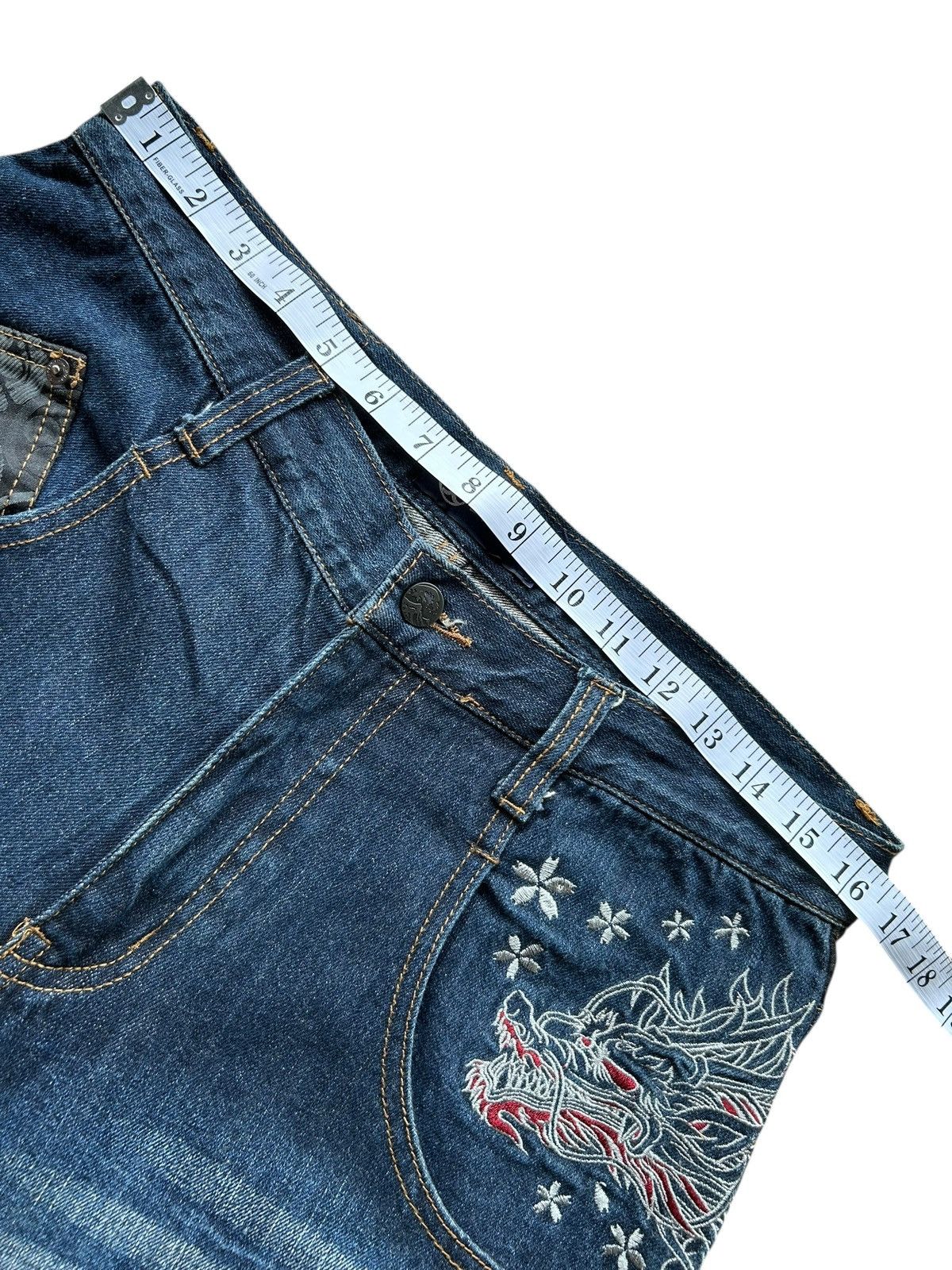 Kapital Karakuri Tamashii Japan Dragon Inspired Type Pocket Denim 🎌 Size US 33 - 17 Thumbnail