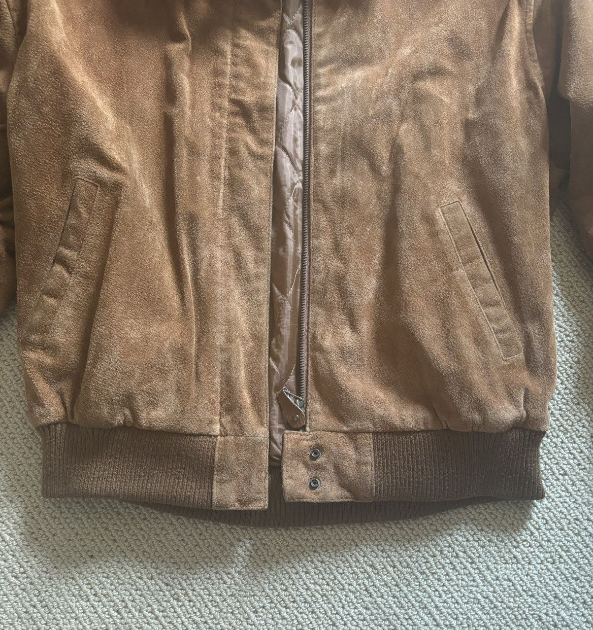 St. Johns Bay Vintage Suede Jacket Men’s Size US S / EU 44-46 / 1 - 8 Thumbnail