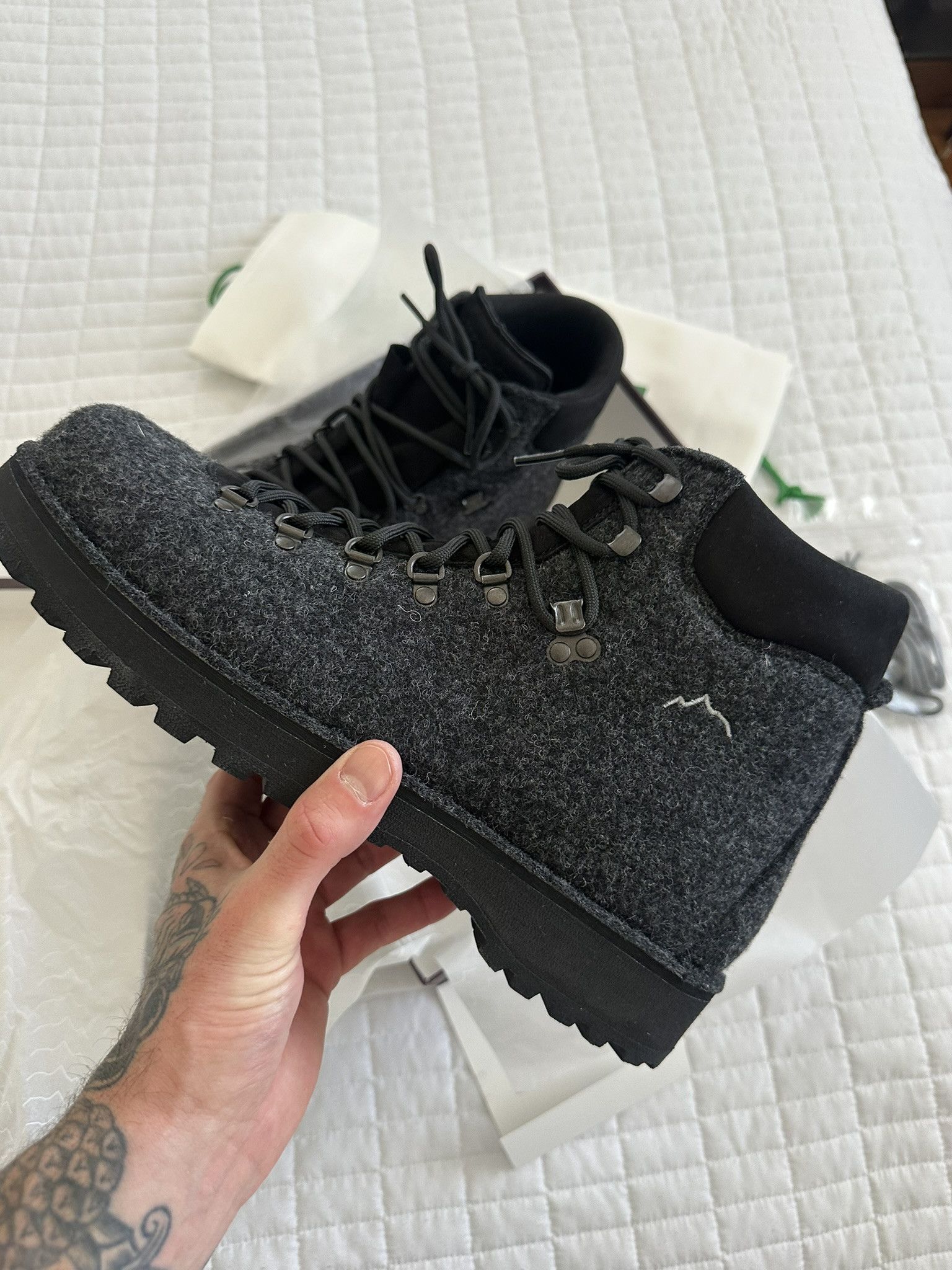 Diemme Diemme x Hiking Patrol Roccia Vet Charcoal Woolfelt Size US 13 / EU 46 - 12 Thumbnail