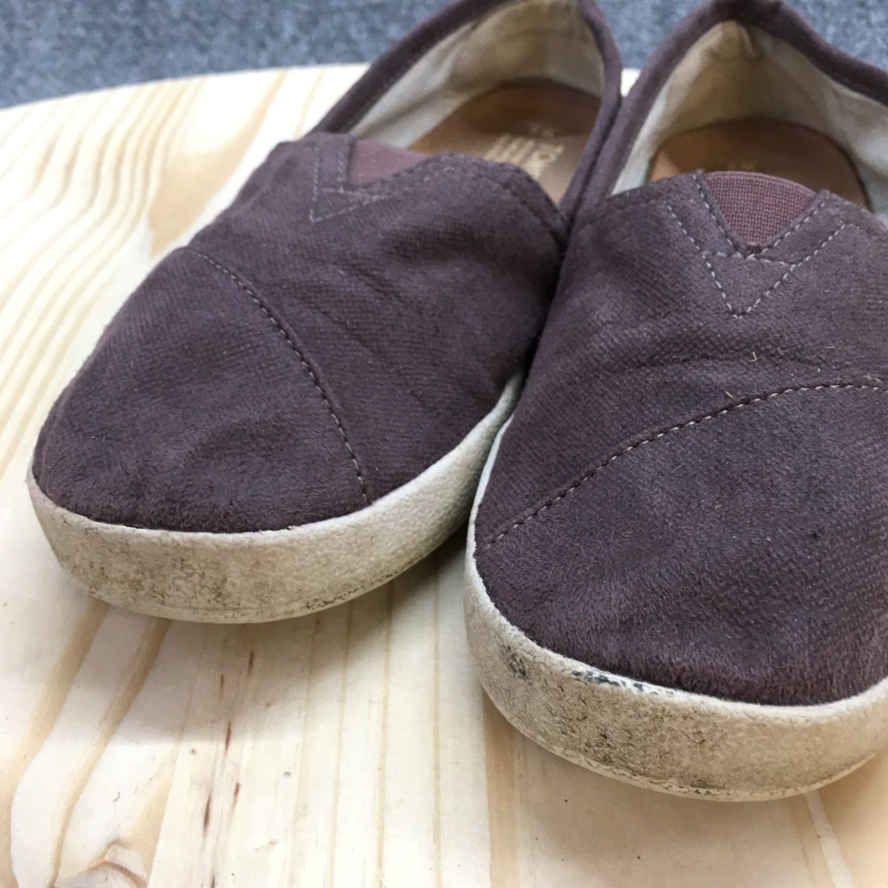 Toms TOMS Shoes Womens 9 Casual Slip-On Flats Comfort Purple Fabric Low Top Size M / US 6-8 / IT 42-44 - 4 Thumbnail