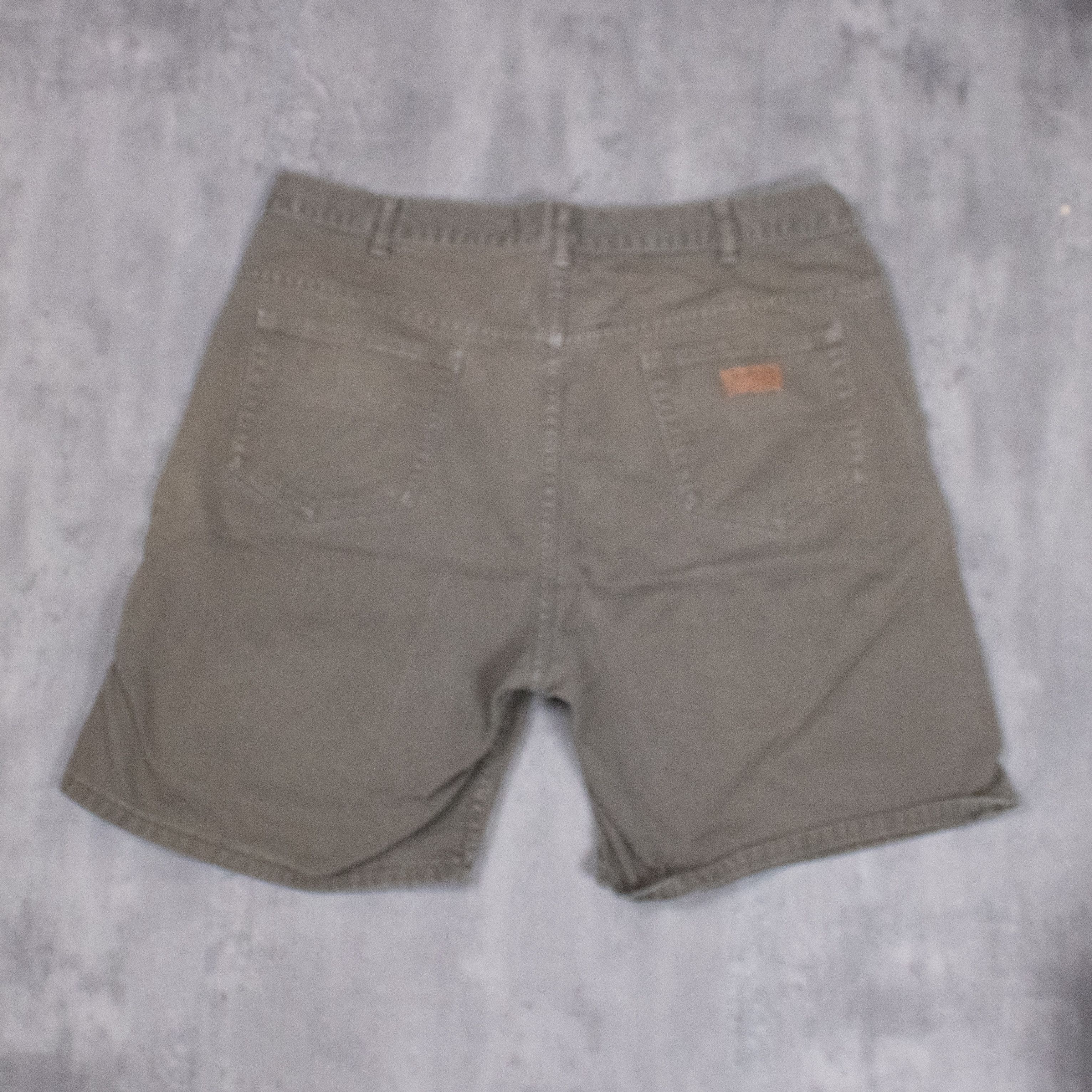 Denver Hayes × Vintage Vintage 1990’s Denver Haynes Baggy Denim Olive Green Shorts Size US 36 / EU 52 - 8 Thumbnail