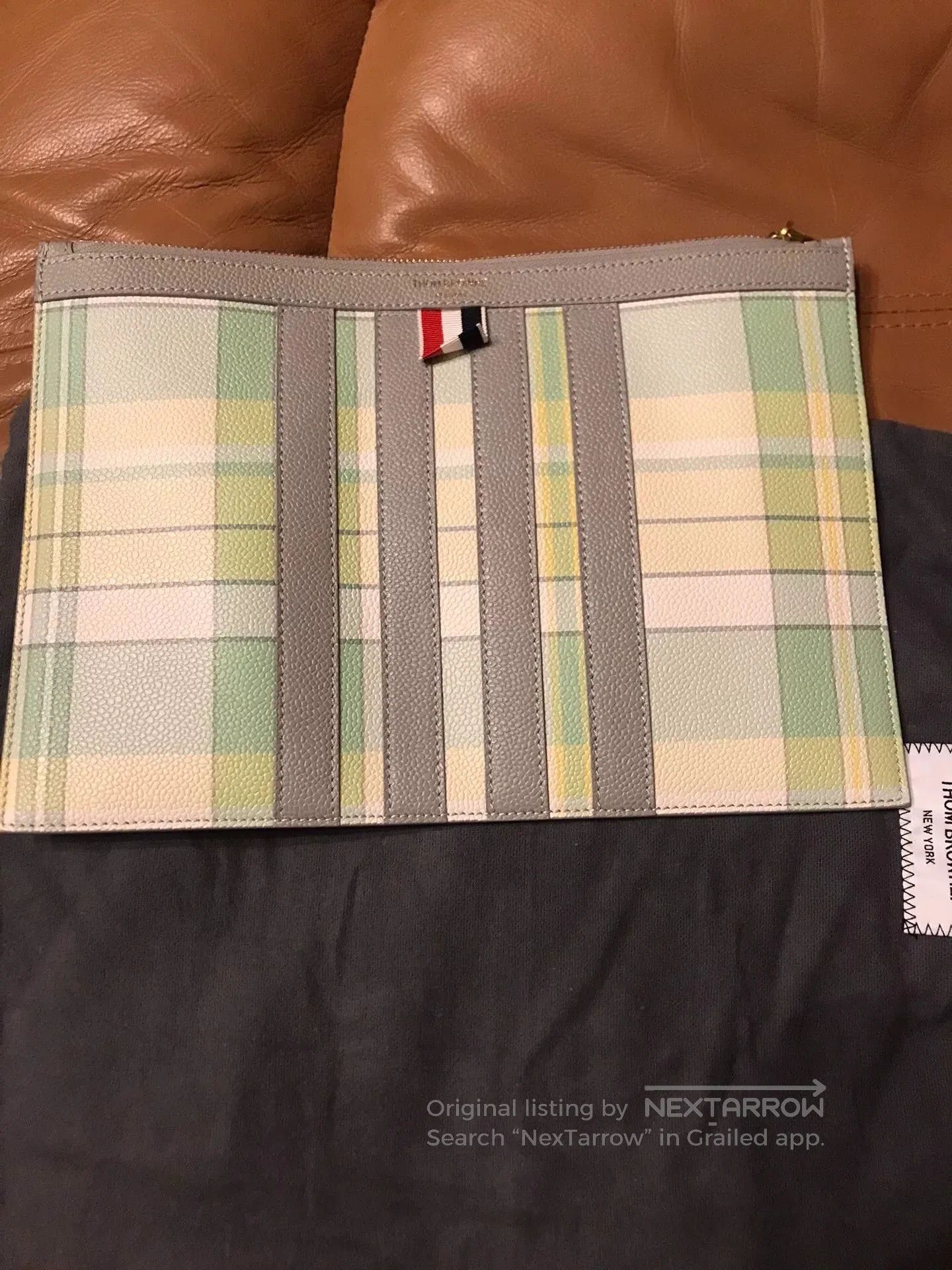Thom Browne Thom Browne Checkered Leather Handbag. Size ONE SIZE - 1 Thumbnail