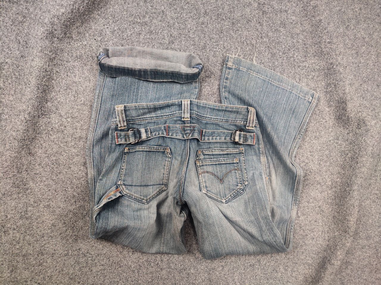 Levi's Rare Vintage levis lady Low Rise Bootcut buckle Jeans Japan Size 29" - 1 Thumbnail
