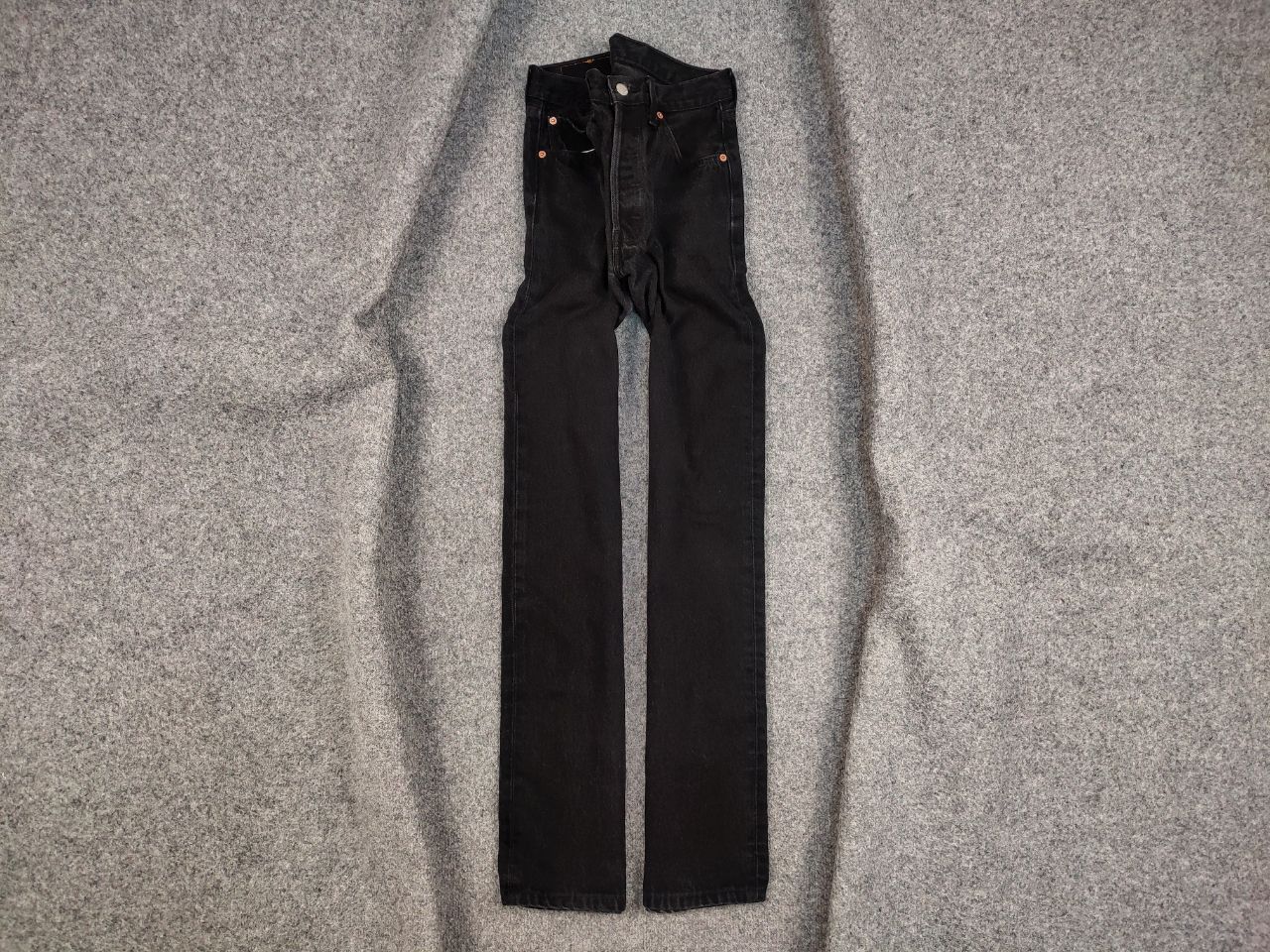Levi's Vintage 90's Levis 501 Black Faded Denim Jeans Usa Style Size US 30 / EU 46 - 1 Thumbnail