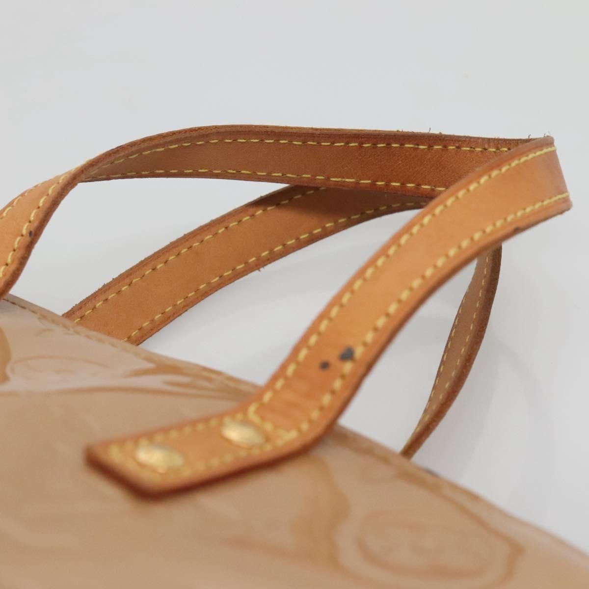 Louis Vuitton LOUIS VUITTON Monogram Vernis Reade PM Hand Bag Noisette Size ONE SIZE - 8 Thumbnail