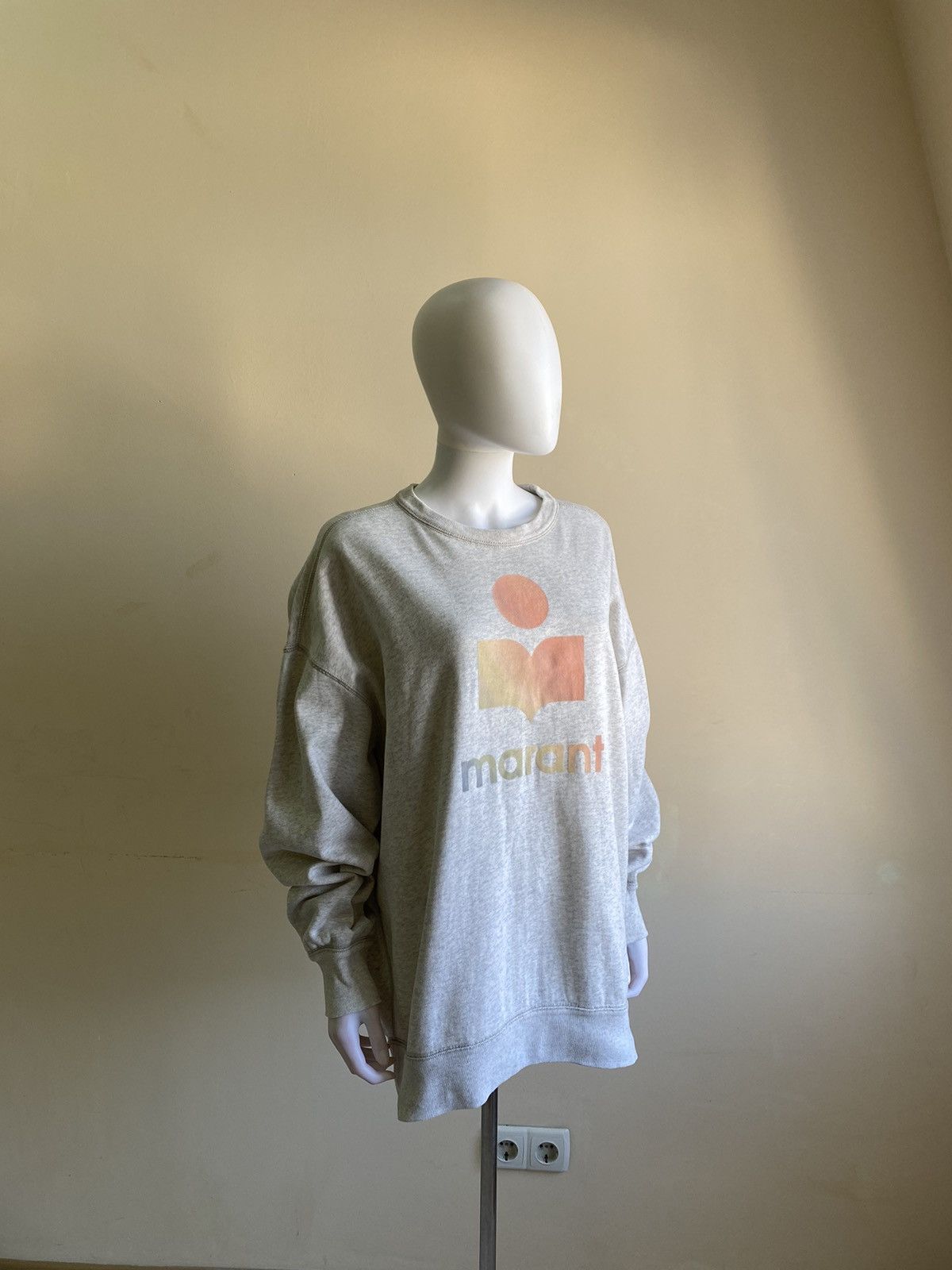 Isabel Marant Etoile Isabel Marant Etoile Long Crewneck Sweatshirt Big Logo Size XS / US 0-2 / IT 36-38 - 1 Thumbnail