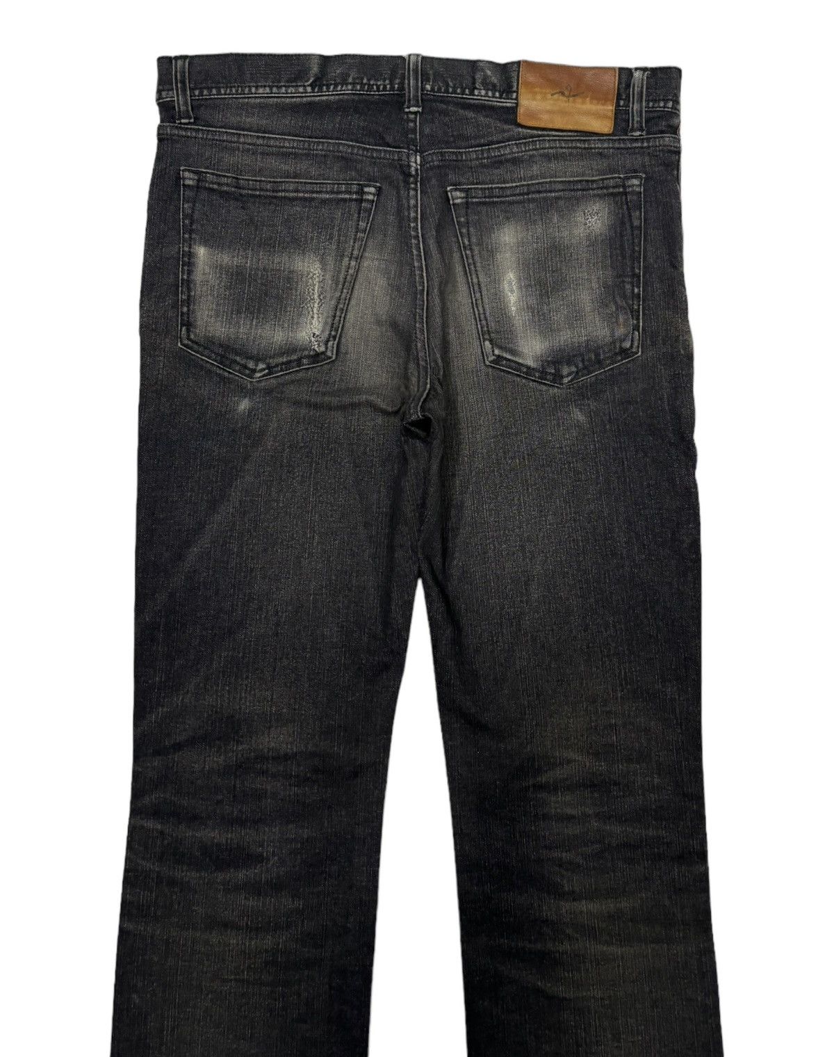 KOJIMA GENES × Yohji Yamamoto MADE IN JAPAN DENIM WORKS KOJIMA BLACK COAT JEANS Size US 33 - 6 Thumbnail