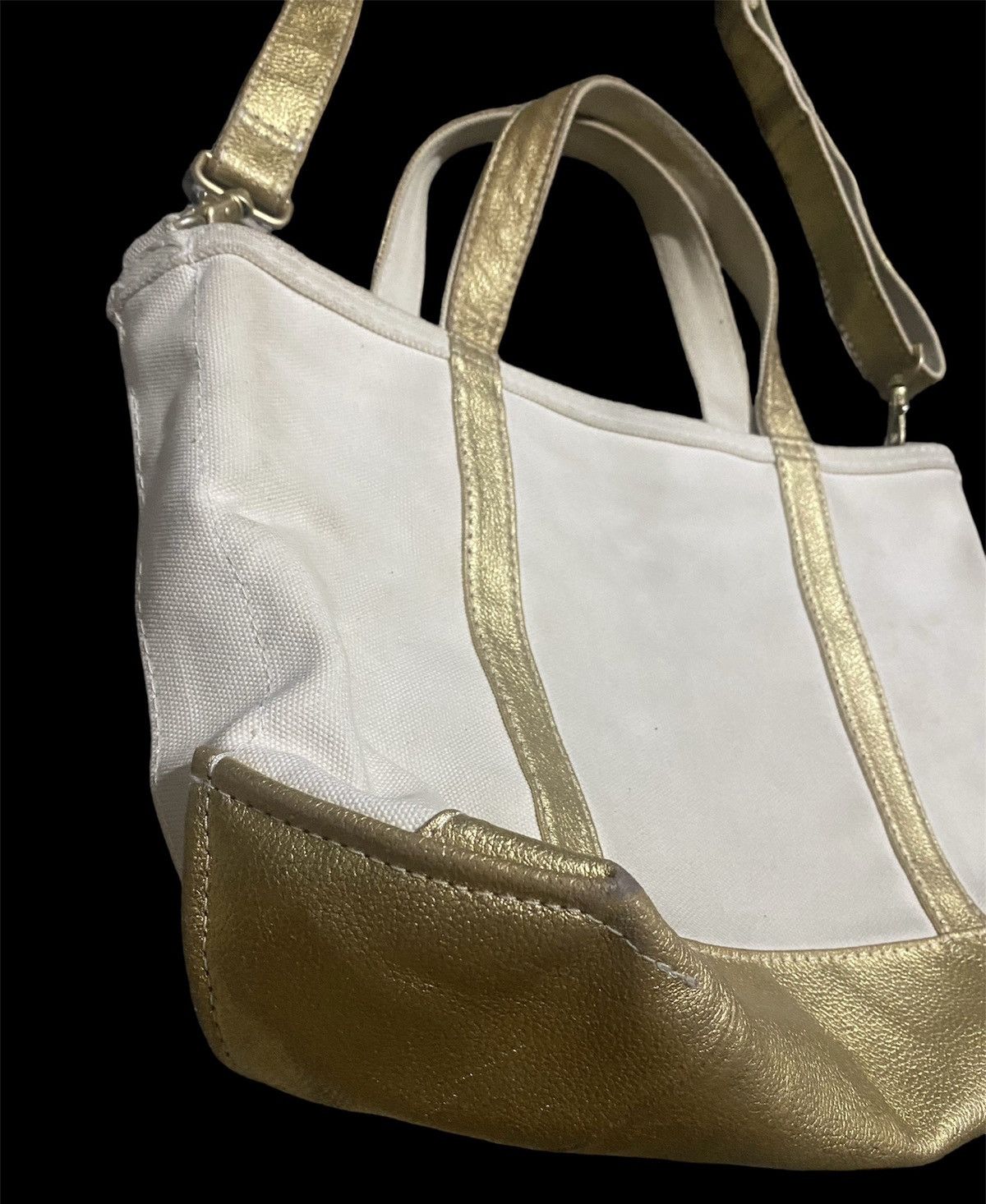 L.L. Bean × Vintage Vtg L.L. Bean 2 Way Tote Sling Medium Hard Canvas Bag Size ONE SIZE - 2 Thumbnail