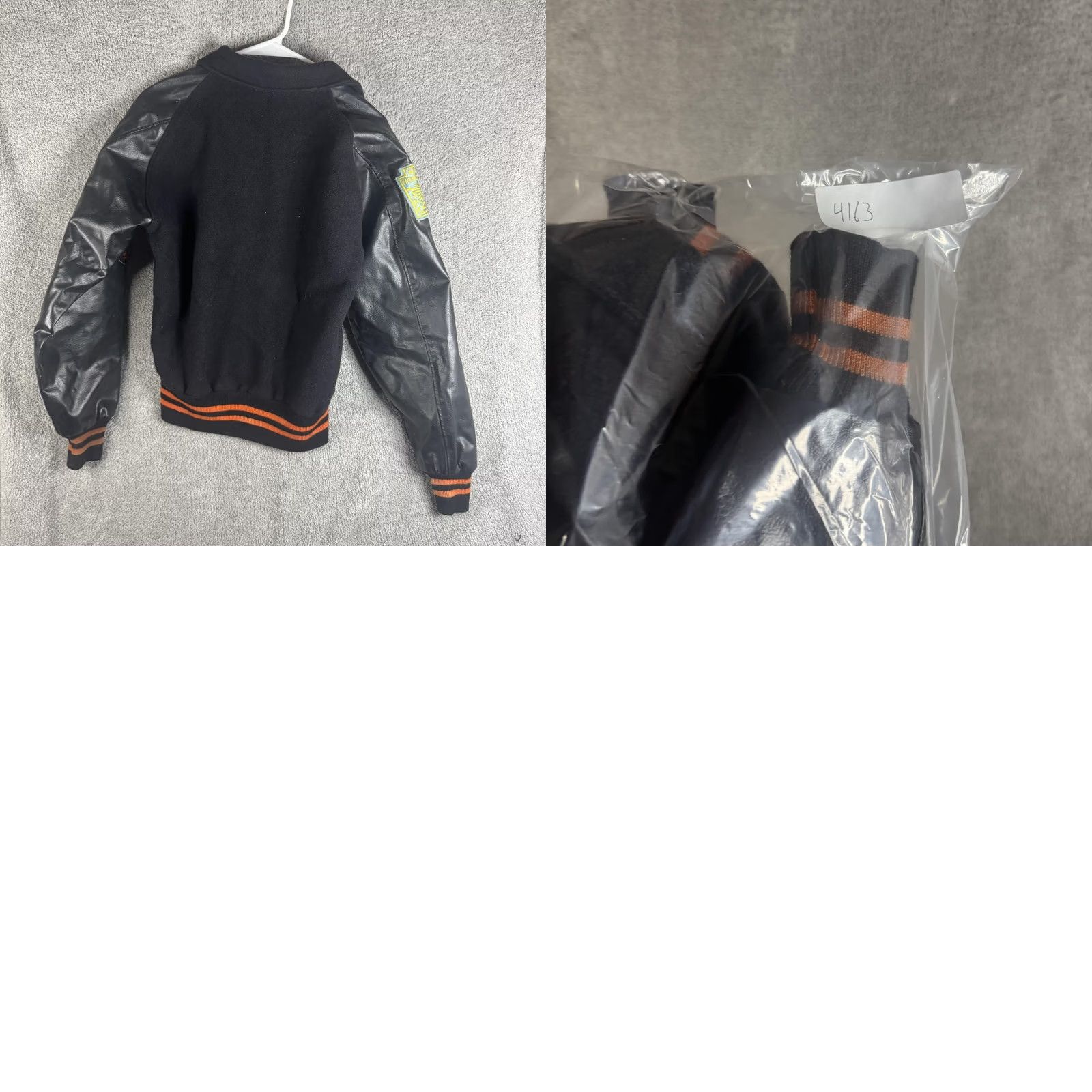 Vintage VINTAGE Teens Small Black Wool Leather Band UIL 70s Letterman Varsity Jacket Men/Women? Size US S / EU 44-46 / 1 - 9 Thumbnail