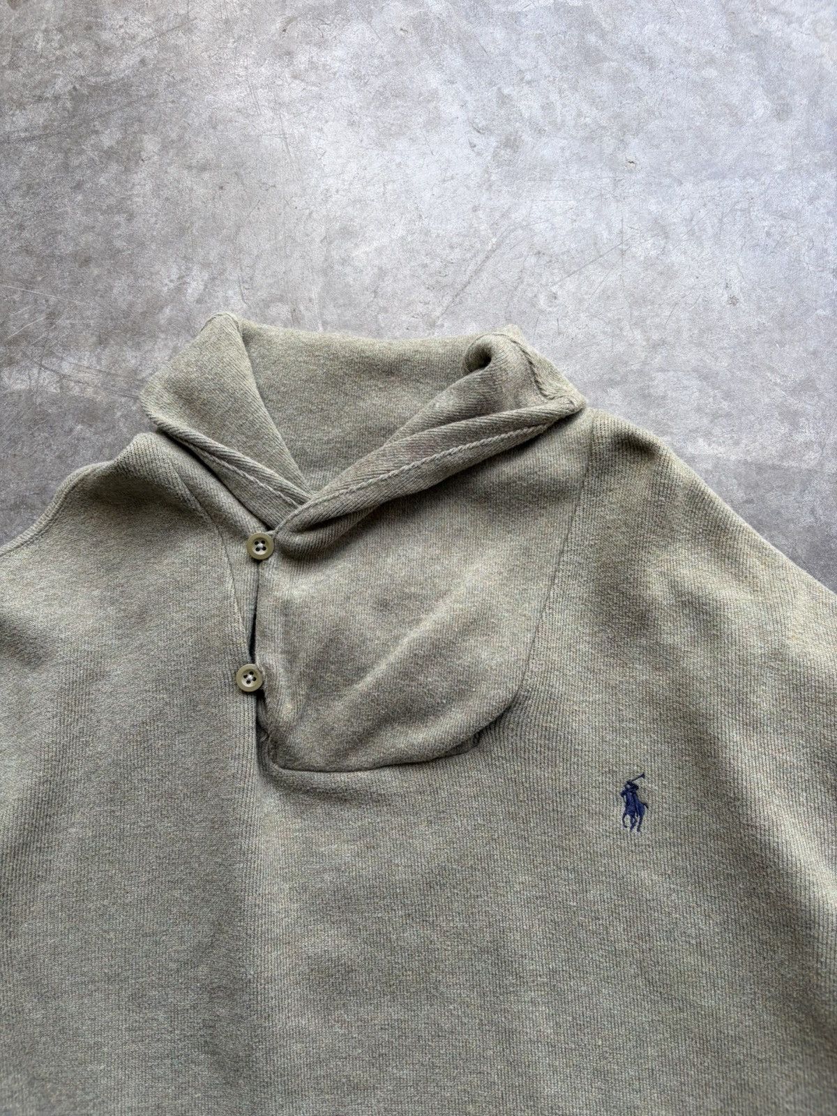 Polo Ralph Lauren Vintage Polo Ralph Lauren Shawl Collar 2-button Sweater Size US XL / EU 56 / 4 - 2 Thumbnail