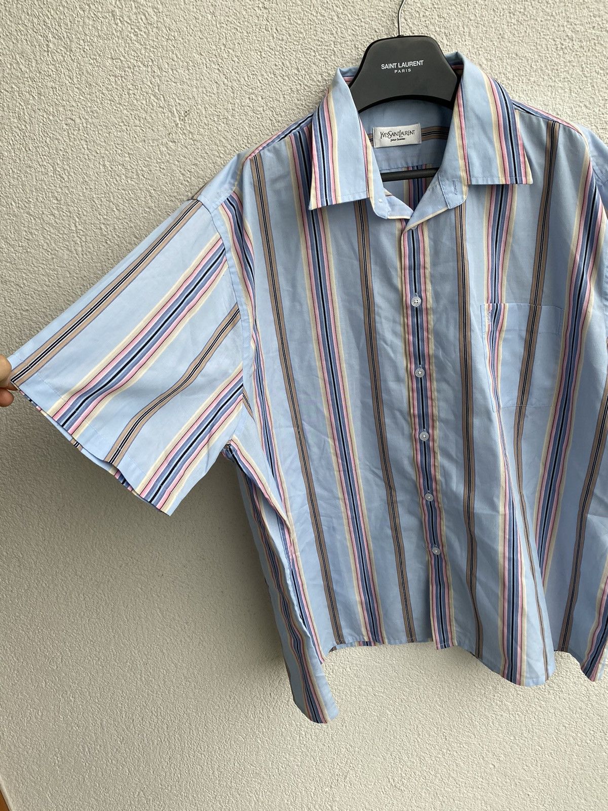 Yves Saint Laurent Multicolor YSL Shirt Summer Size US XXL / EU 58 / 5 - 10 Thumbnail