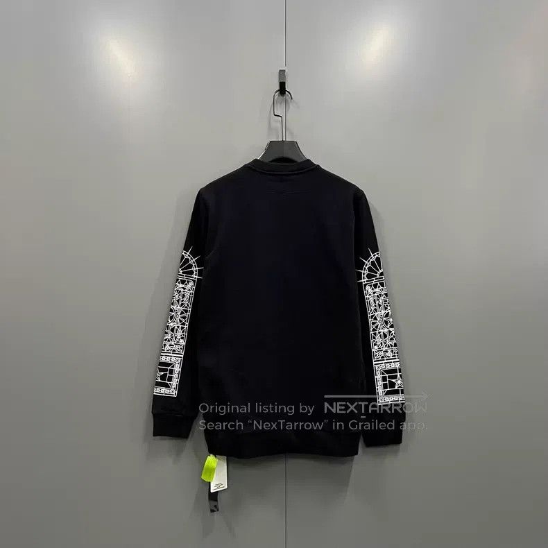 Givenchy Givenchy Black Line Character Printed Sweatshirt Size US S / EU 44-46 / 1 - 2 Thumbnail