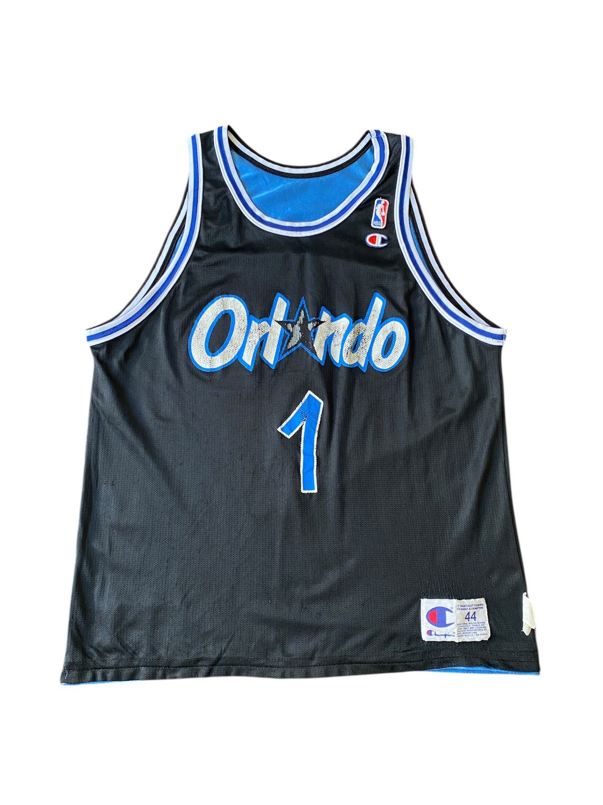 Champion × NBA × Vintage Rare!!! Vintage 90s Orlando Magic Penny Hardway Reversible Size US L / EU 52-54 / 3 - 5 Thumbnail