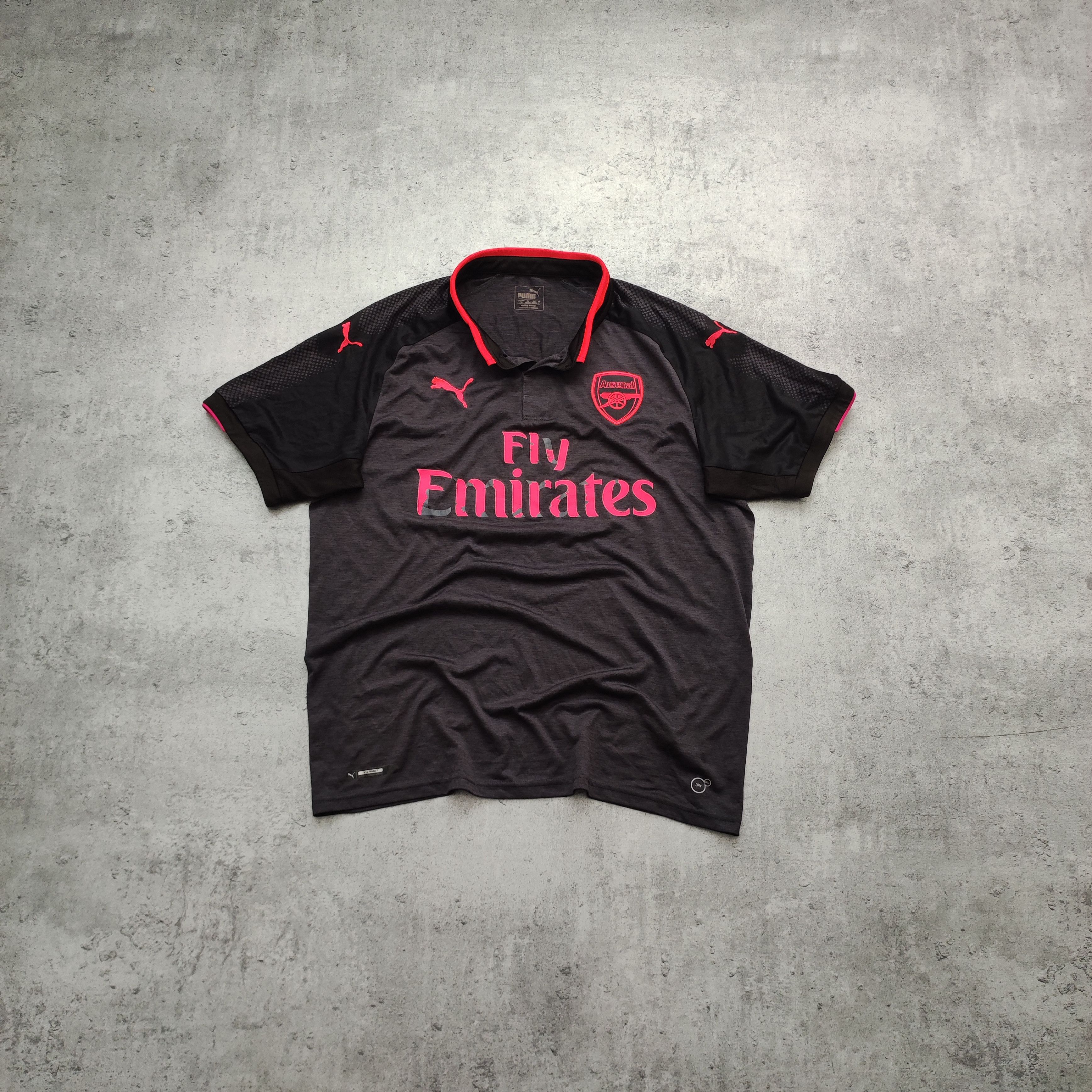 Vintage RARE 2017/18 Arsenal London #9 Lacazette 3th Third Jersey Size US L / EU 52-54 / 3 - 2 Thumbnail