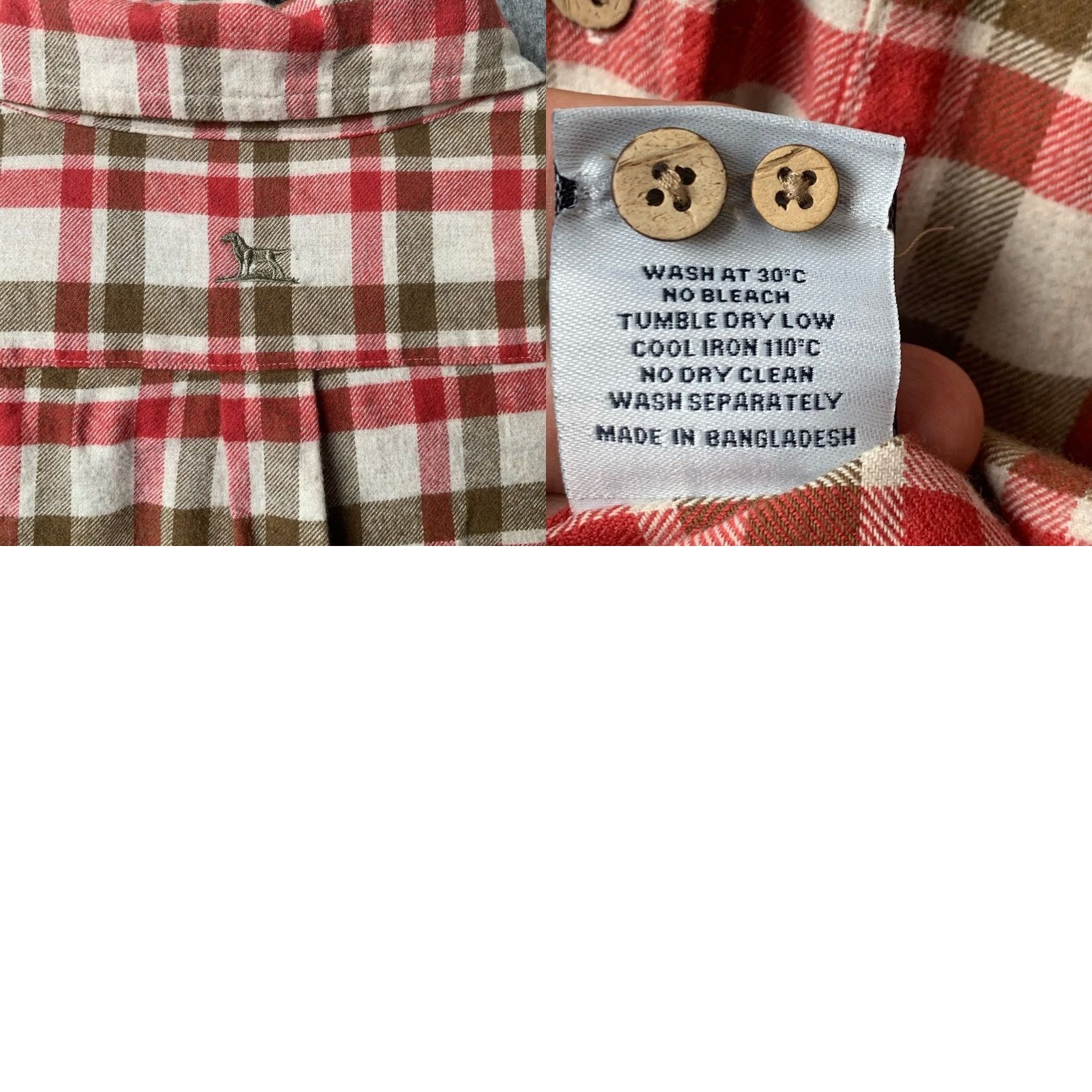 Undercover Over Under Men Large Long Sleeve Plaid Button Down Shirt Blue Size US L / EU 52-54 / 3 - 8 Thumbnail