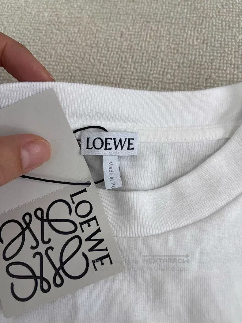 Loewe Loewe Classic Logo Embroidered Crew Neck Short Sleeve T-Sh Size XS / US 0-2 / IT 36-38 - 2 Thumbnail