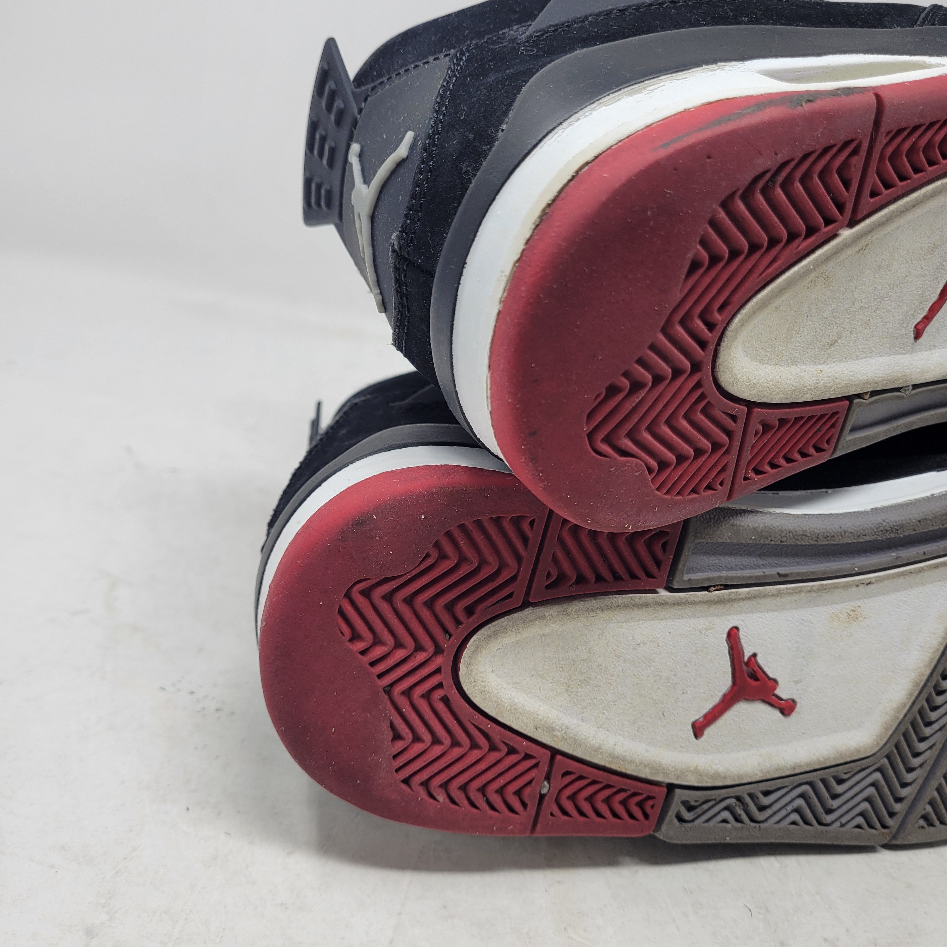 Jordan Brand × Nike Air Jordan 4 Retro IV Black Red BRED 308497-089 US sz 8 Size US 8 / EU 41 - 8 Thumbnail