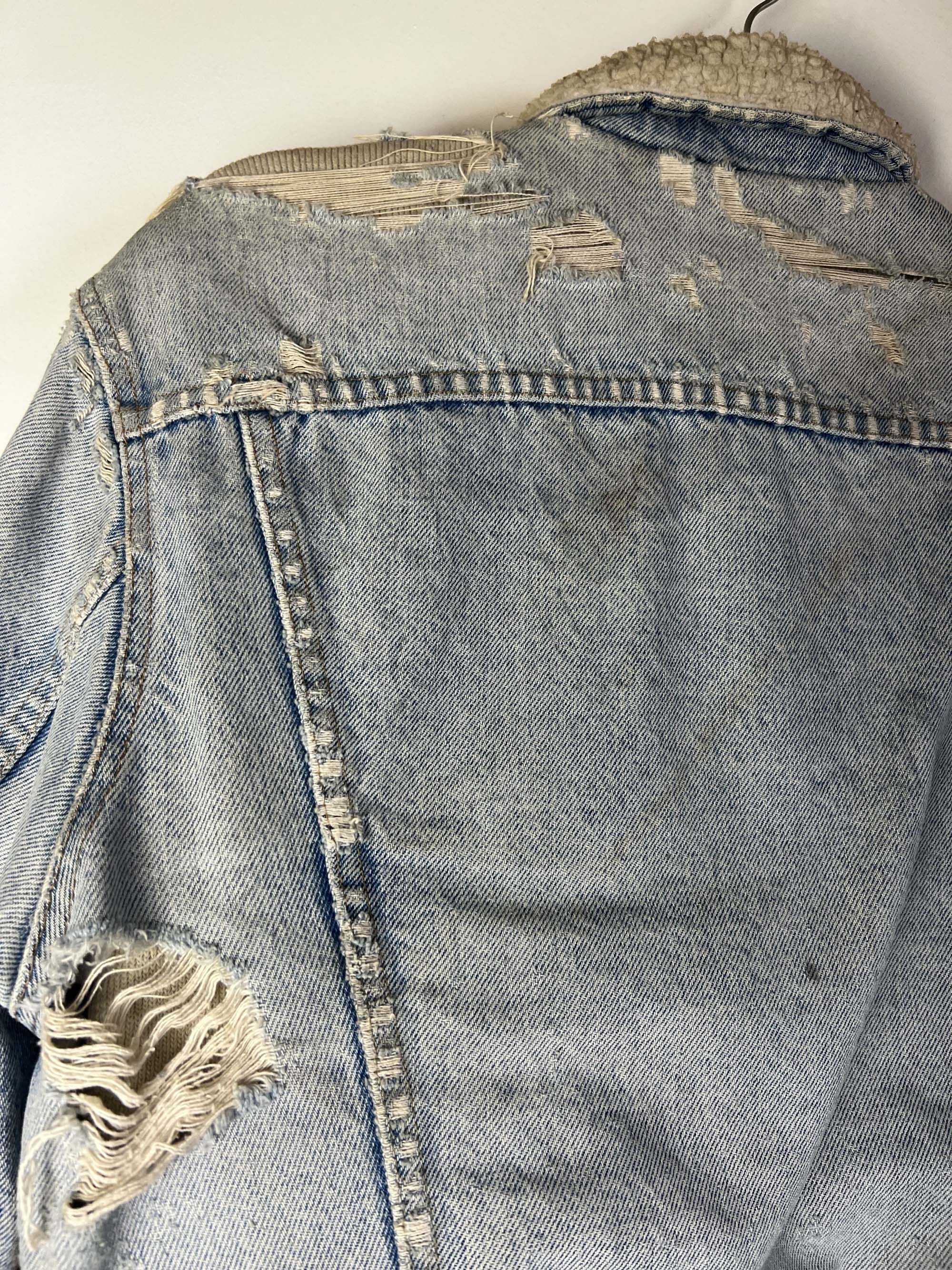 Levi's Vintage Clothing Vintage 1970's Levi's Denim Jacket with Sherpa Lining Size US M / EU 48-50 / 2 - 15 Thumbnail