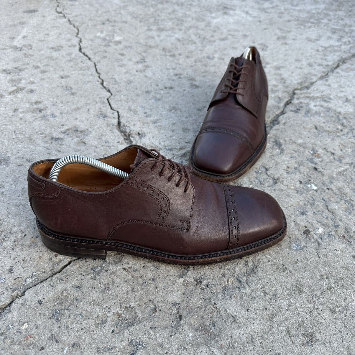 Leather Vintage Man’s Van Lier grandstands Leather Shoes Size 8 Size US 9 / EU 42 - 2 Thumbnail