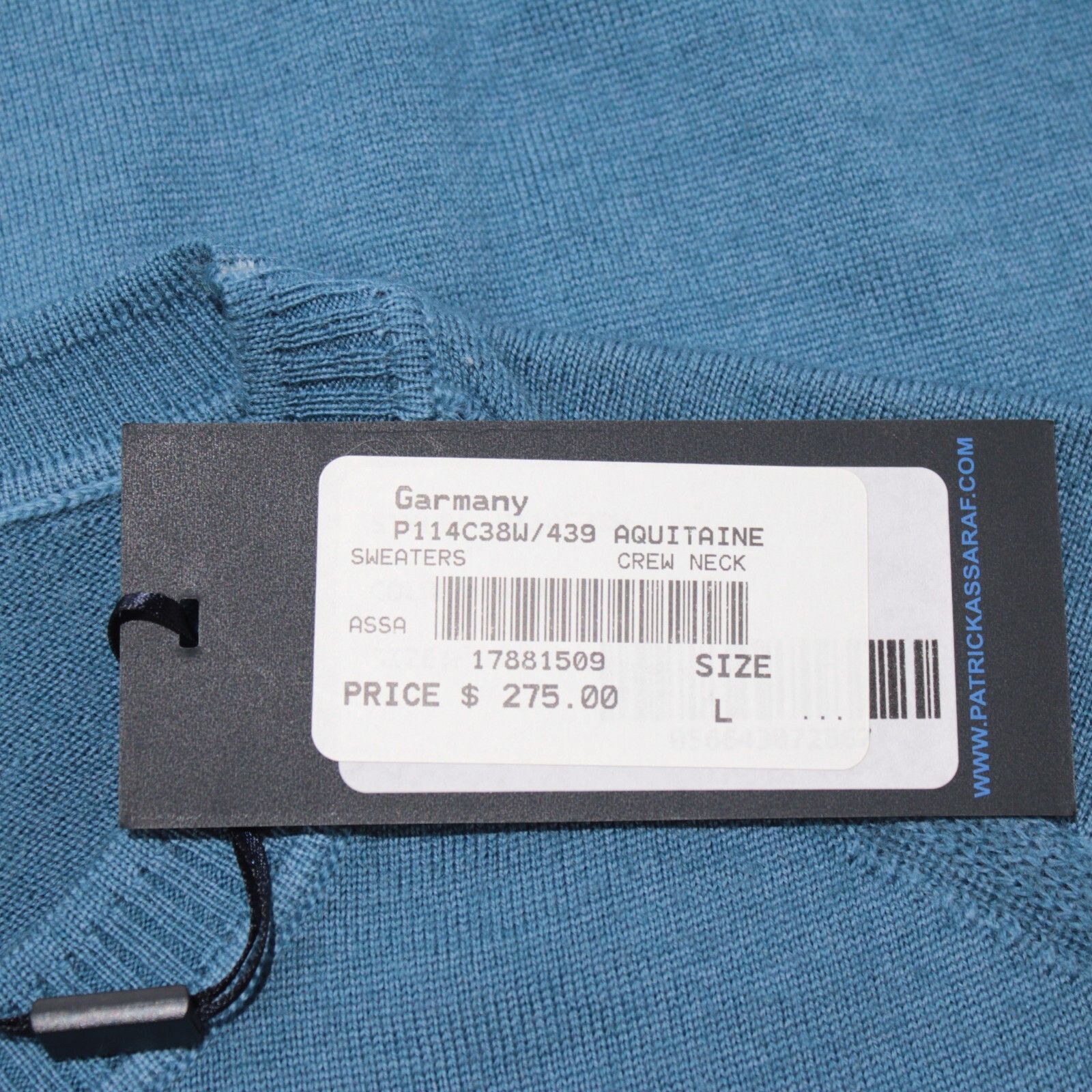 PATRICK ASSARAF Patrick Assaraf Sweater Size US L in Blue Size US L / EU 52-54 / 3 - 7 Thumbnail