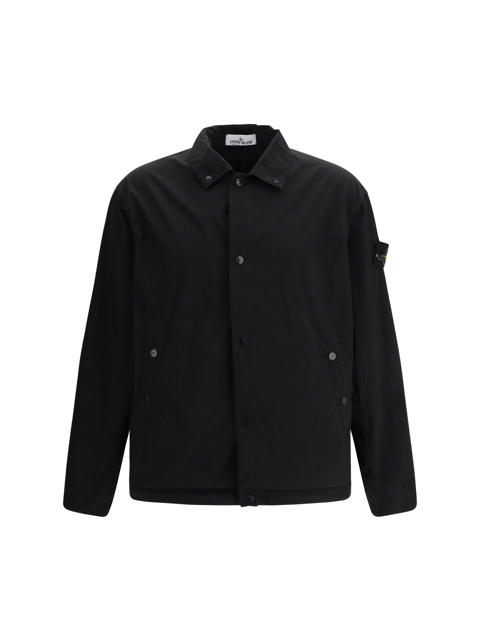 Jacket with arm patch
