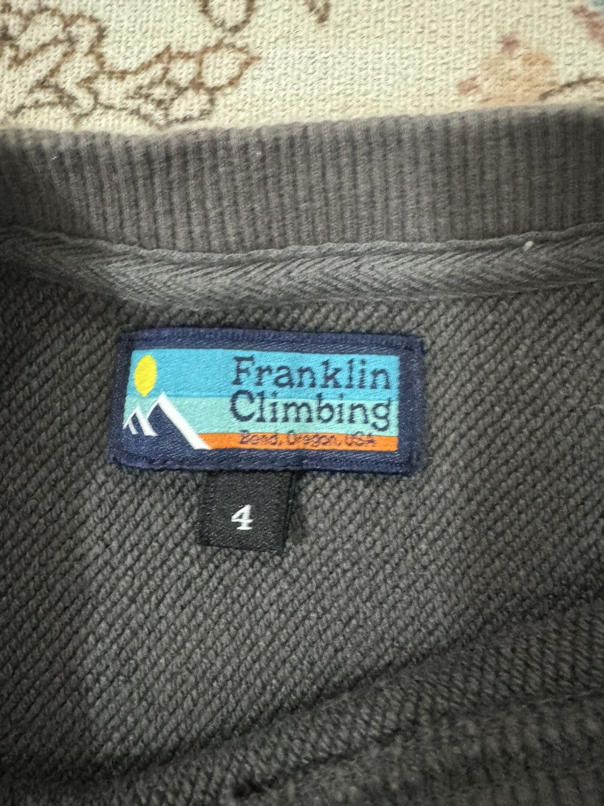 Japanese Brand × Vintage Franklin Climbing Outdoor Sweatshirt Size US S / EU 44-46 / 1 - 7 Thumbnail