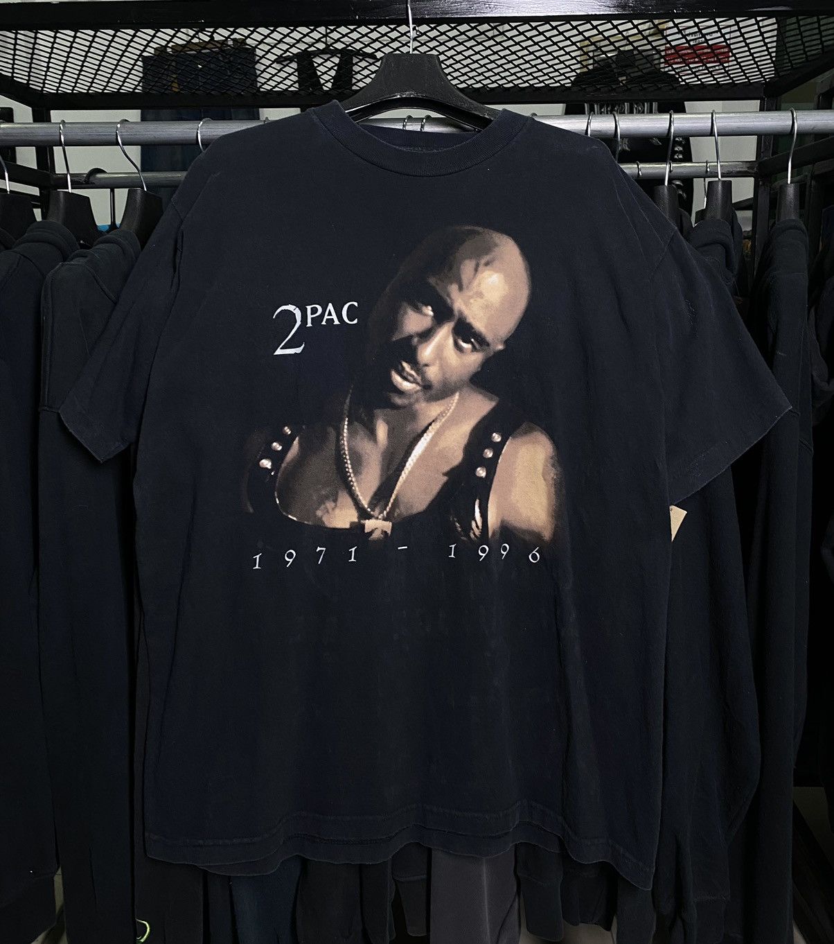 Band Tees × Rap Tees × Vintage Tupac Shakur Size US XL / EU 56 / 4 - 1 Thumbnail