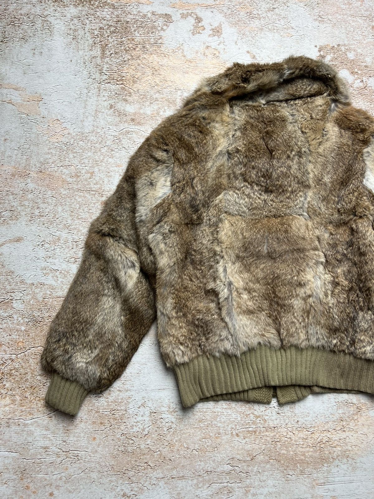 Vintage Vintage 90s fur cropped bomber jacket Size S / US 4 / IT 40 - 8 Thumbnail