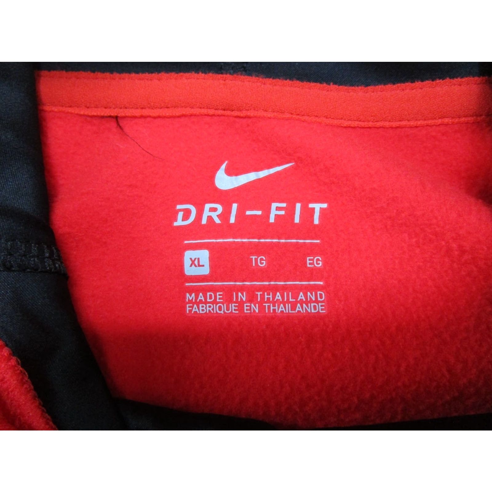 Nike Nike Therma Ladies Hoodie Pullover Red XL Sweatshirt 803443 Swoosh Logo Pockets Hooded Thumb Hole Sports Activewear Winter Fall Size XL / US 12-14 / IT 48-50 - 3 Thumbnail