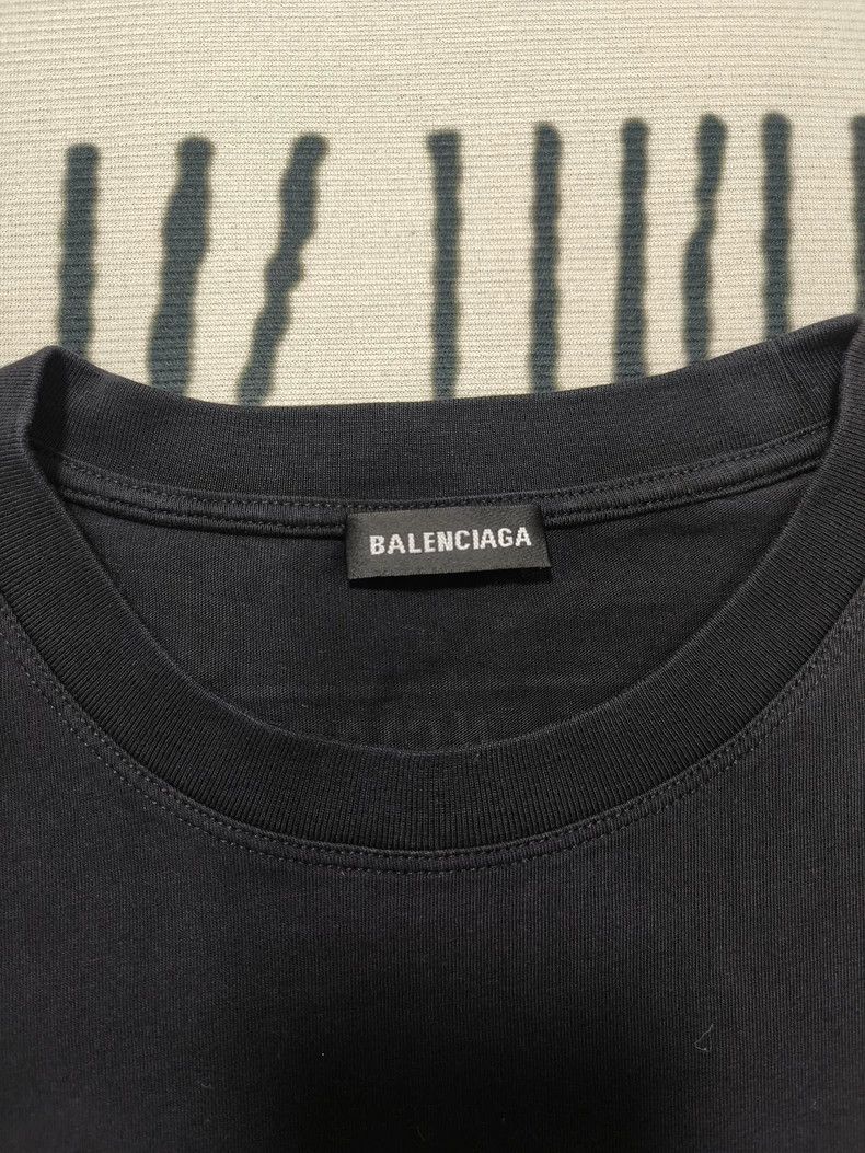 Balenciaga Balenciaga Back label letter logo black short sleeve 2504-N Size US XL / EU 56 / 4 - 3 Thumbnail
