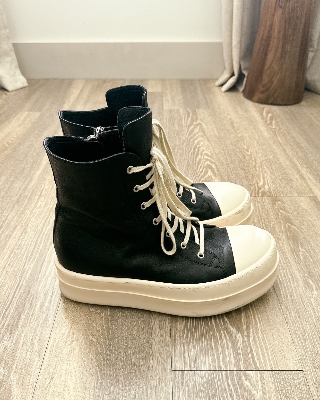 Rick Owens Rick Owens Black Temple Mega Bumper Sneaker Size EU 44 US 11 Size US 11 / EU 44 - 6 Thumbnail
