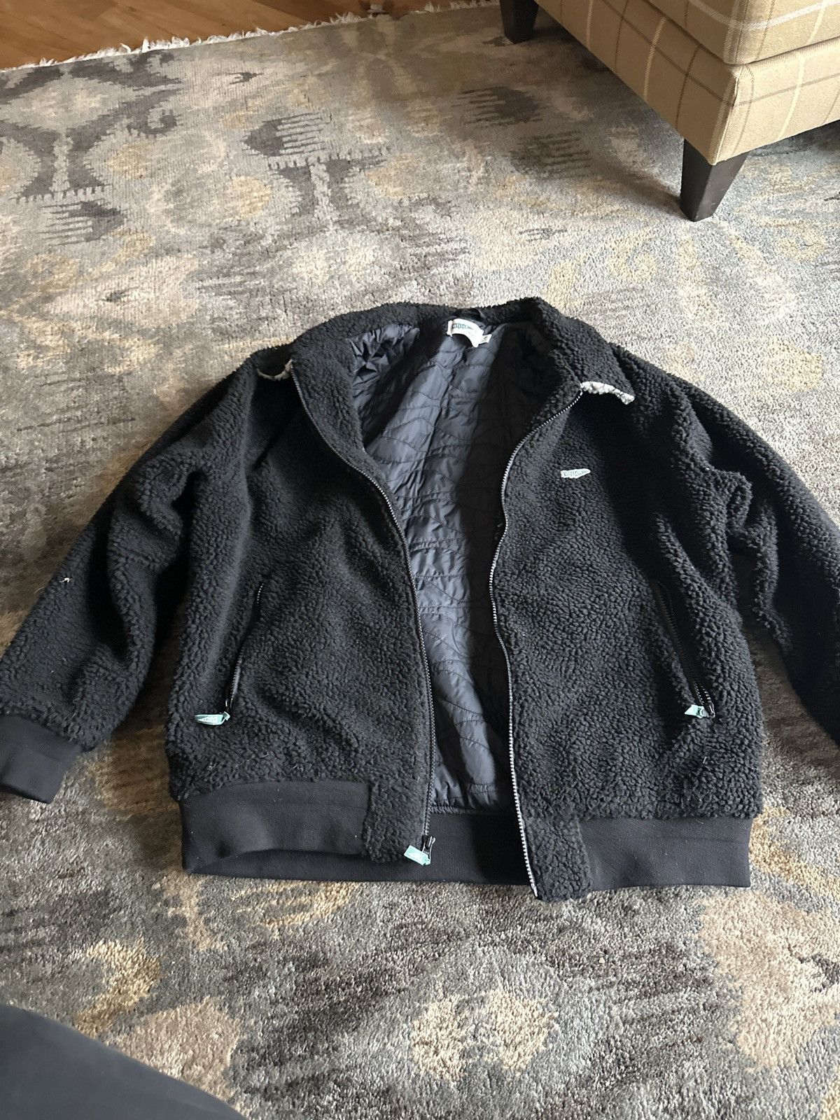Wellen Surf Black Fleece Jacket Size US XL / EU 56 / 4 - 4 Thumbnail