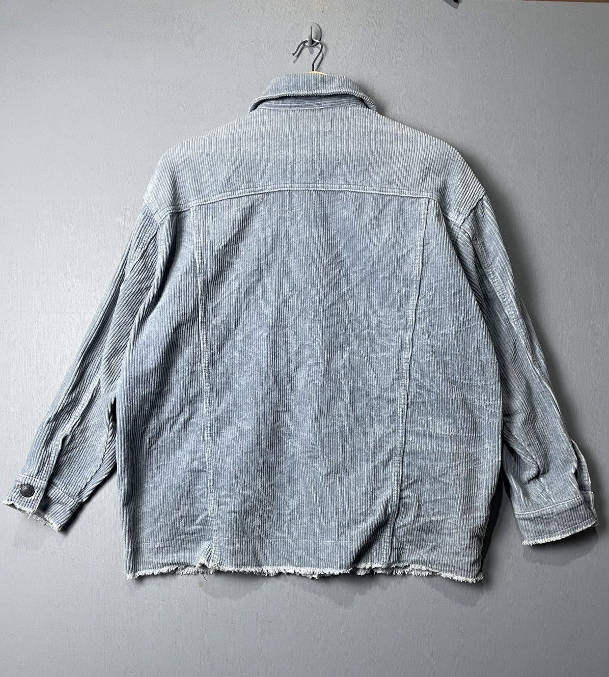 Zara ZARA pale blue button up Corduroy jacket Size XS / US 0-2 / IT 36-38 - 2 Thumbnail