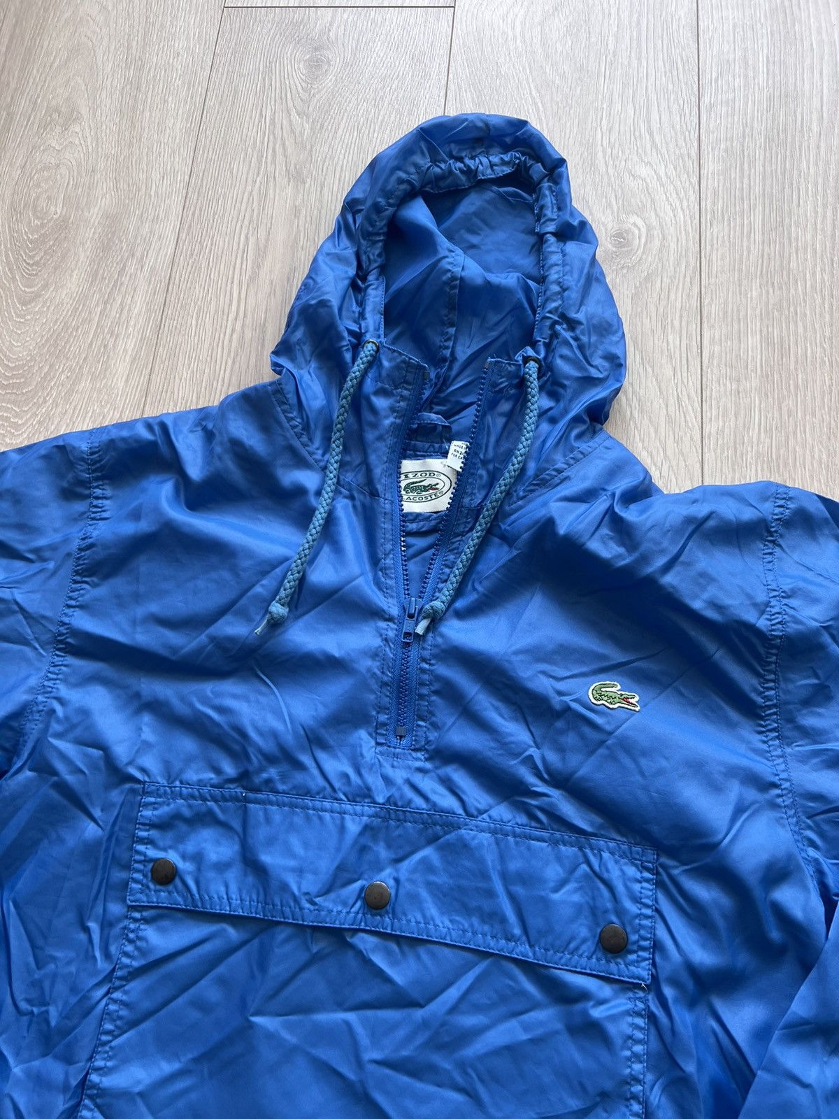 【希少】90s LACOSTE anorak Parker Vintage 90's Lacoste Sport Polartec Hoodie Corduroy Parka