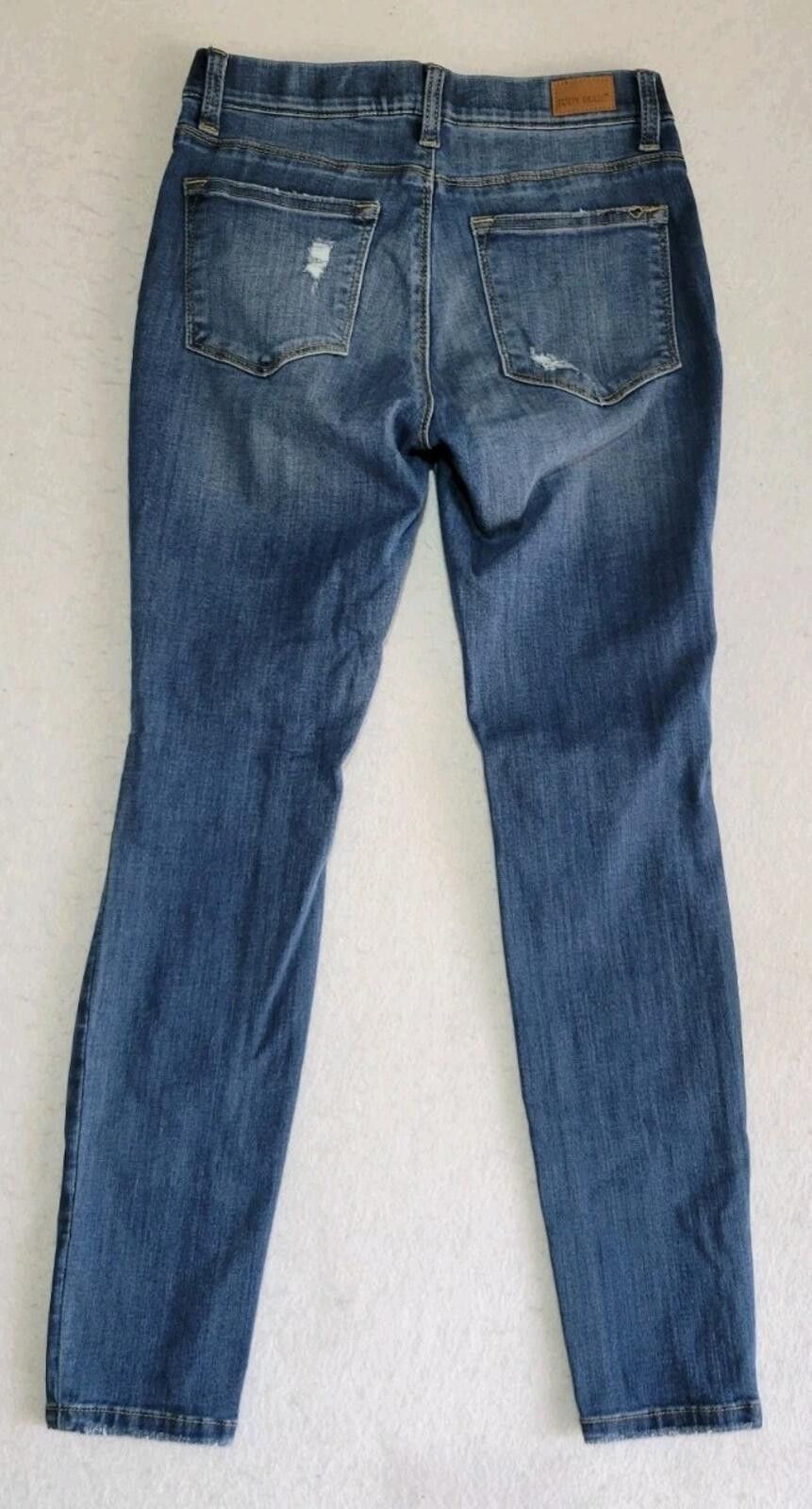 Other Judy Blue Jeans Women’s Size 5/27 Skinny Distressed Denim Size 27" / US 4 / IT 40 - 2 Thumbnail