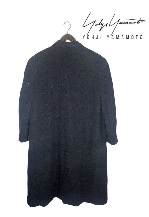 Yohji Yamamoto Vintage Japanese fashion Master Yohji Yamamoto Wool coat Size US M / EU 48-50 / 2 - 2 Thumbnail