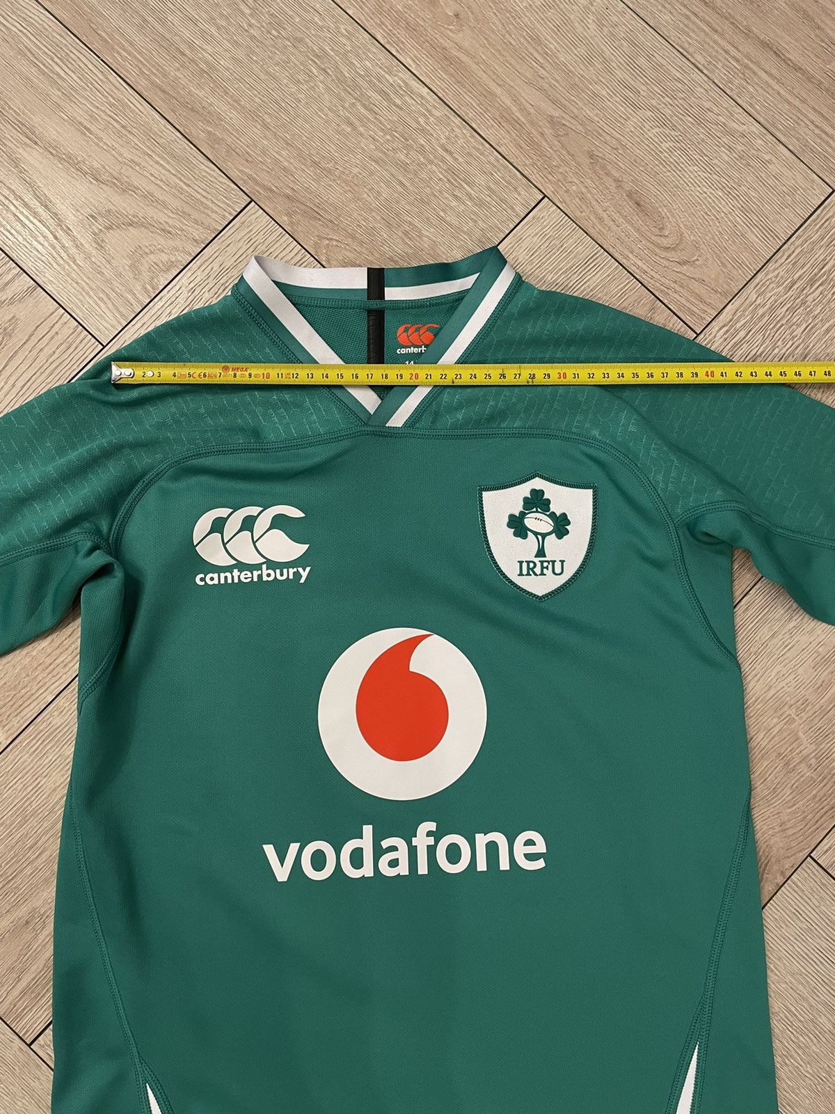 Canterbury of New Zealand Genuine Ireland IRFU Home Mens Rugby Pro Jersey Size US S / EU 44-46 / 1 - 10 Thumbnail