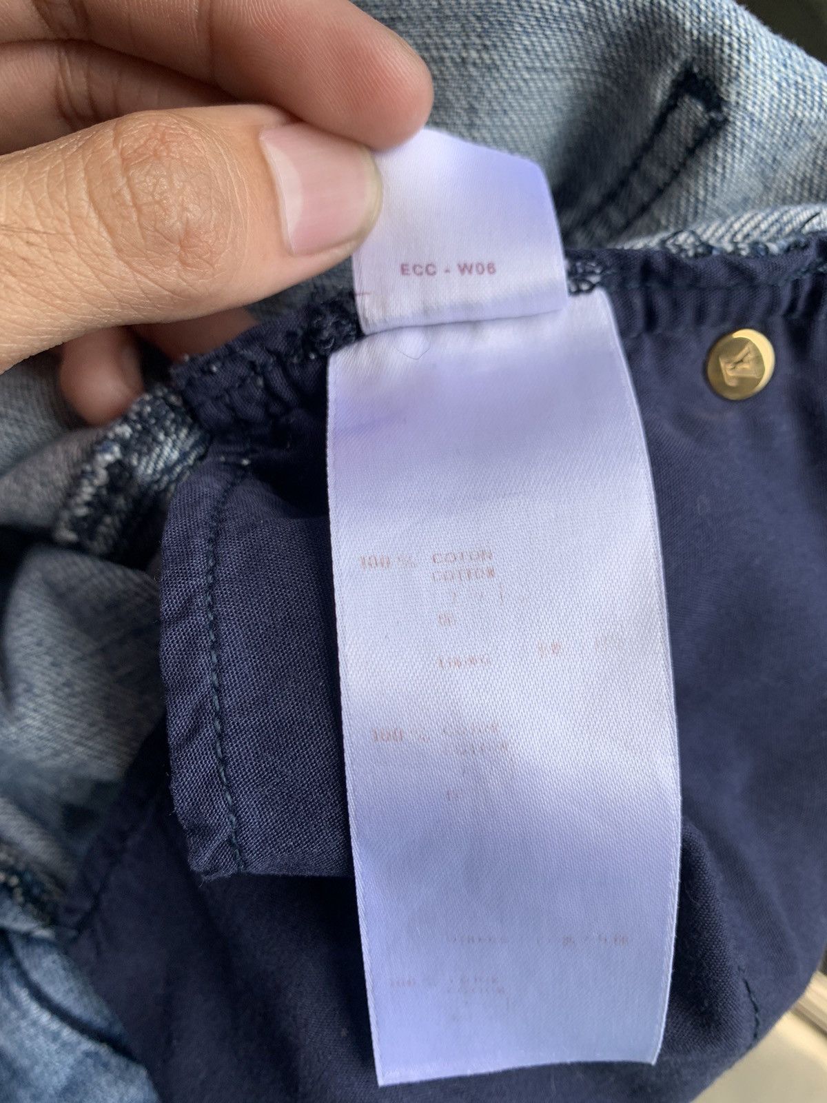 Louis Vuitton Monogram Waist Denim Pants Size 32" / US 10 / IT 46 - 11 Thumbnail