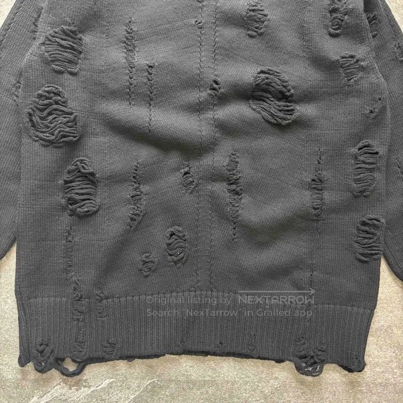 Junya Watanabe Junya Watanabe Distressed wool knit sweater Size US M / EU 48-50 / 2 - 4 Thumbnail