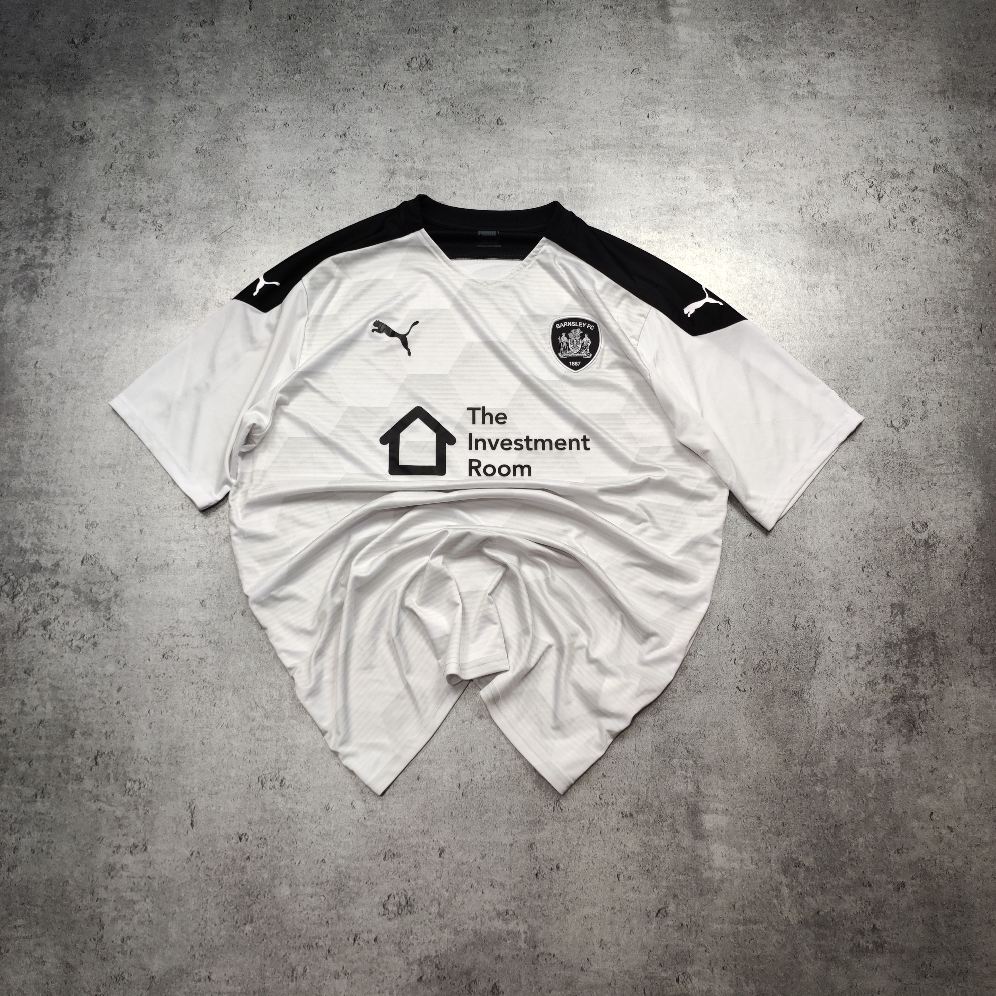 Barnsley FC #70 Gray Championship Puma Soccer Men's Jersey T-shirt Size L  52/54