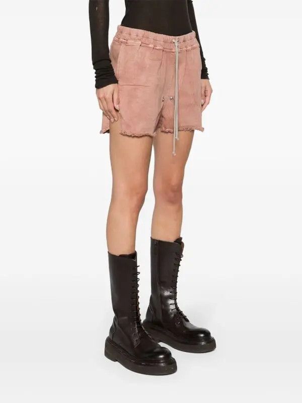 Rick Owens o1y0126 Denim Short in Antique Rose Size 26" / US 2 / IT 38 - 2 Thumbnail