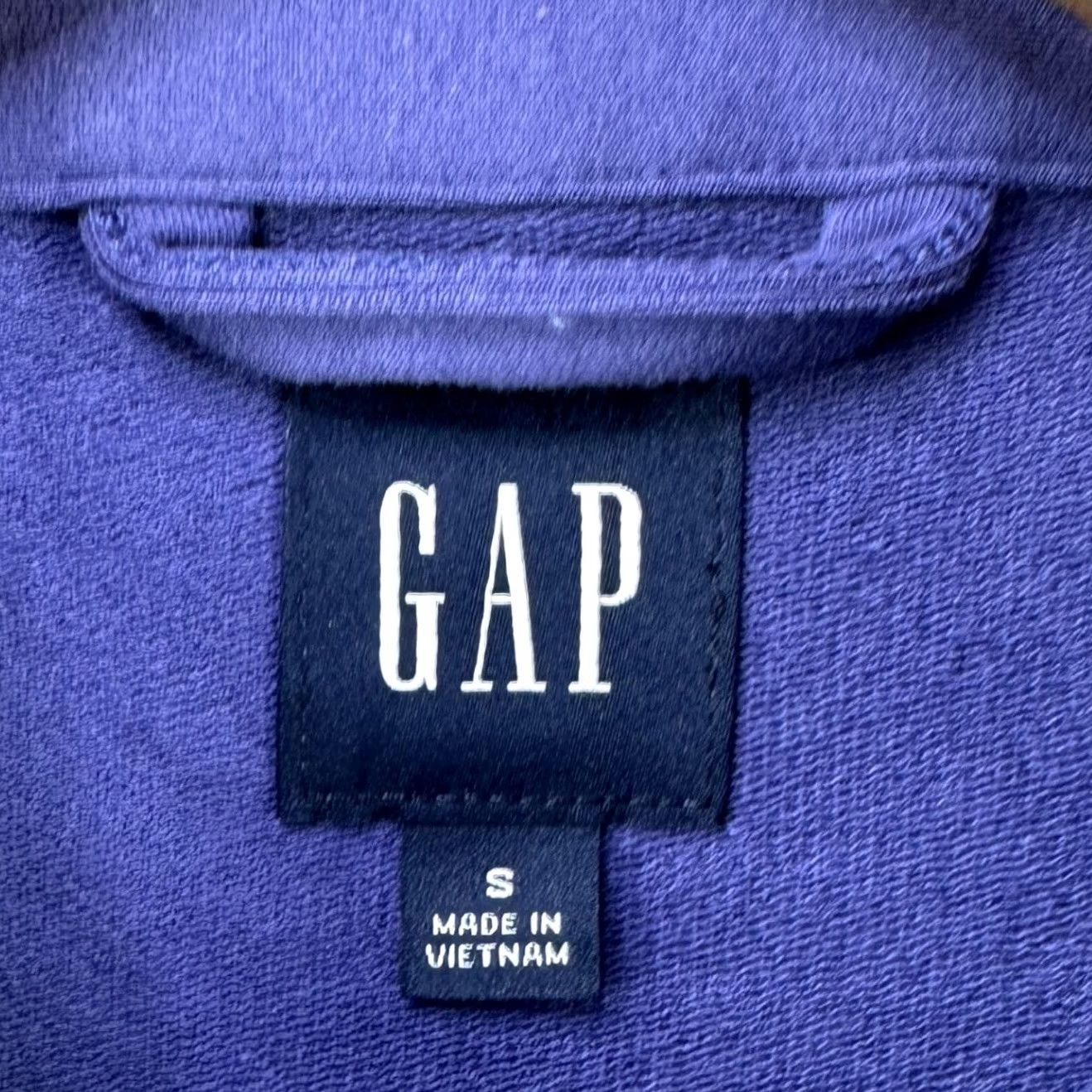 Gap VINTAGE Gap Shirt Button Up Mens Small Blue Knit Flap Pockets Long Sleeve Stretch NEW Size US S / EU 44-46 / 1 - 5 Thumbnail