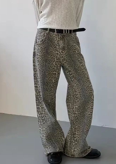 Japanese Brand Leopard Pant Style Size US 30 / EU 46 - 2 Thumbnail
