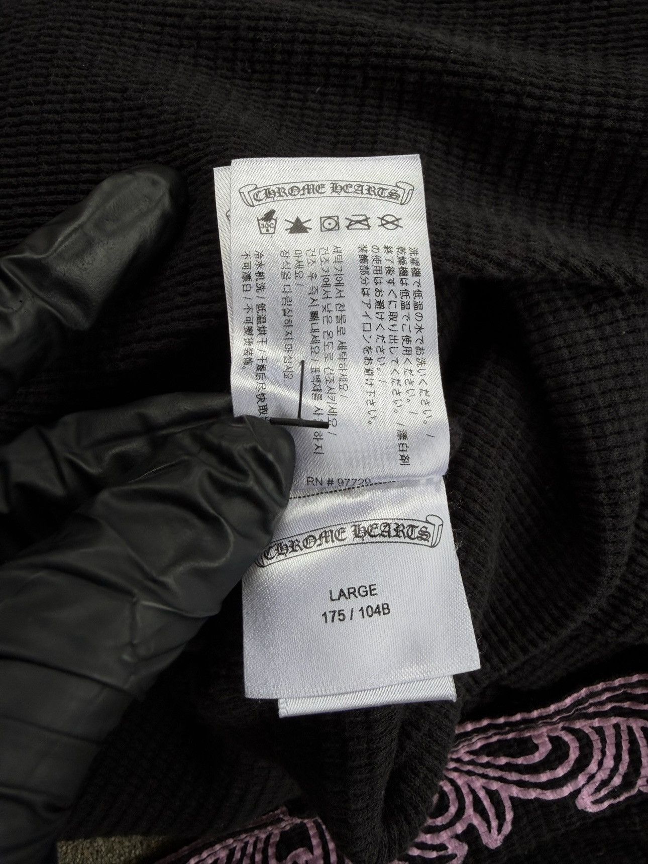 Chrome Hearts Chrome Hearts Matty Boy Black Pink Thermal Size US L / EU 52-54 / 3 - 10 Thumbnail