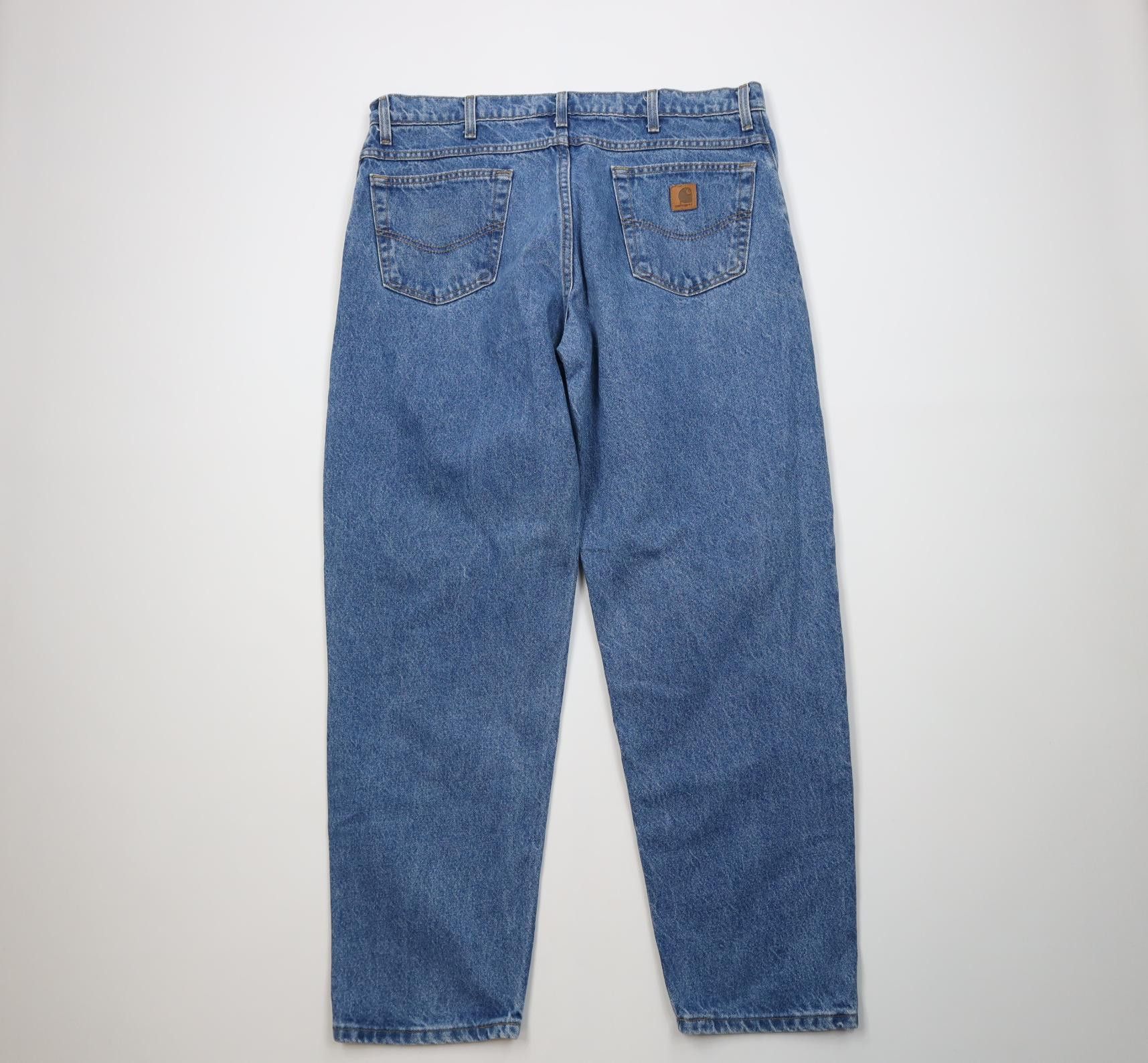 Carhartt Vintage Y2K 2000 Carhartt Relaxed Fit Denim Jeans Blue USA Size US 40 / EU 56 - 9 Thumbnail